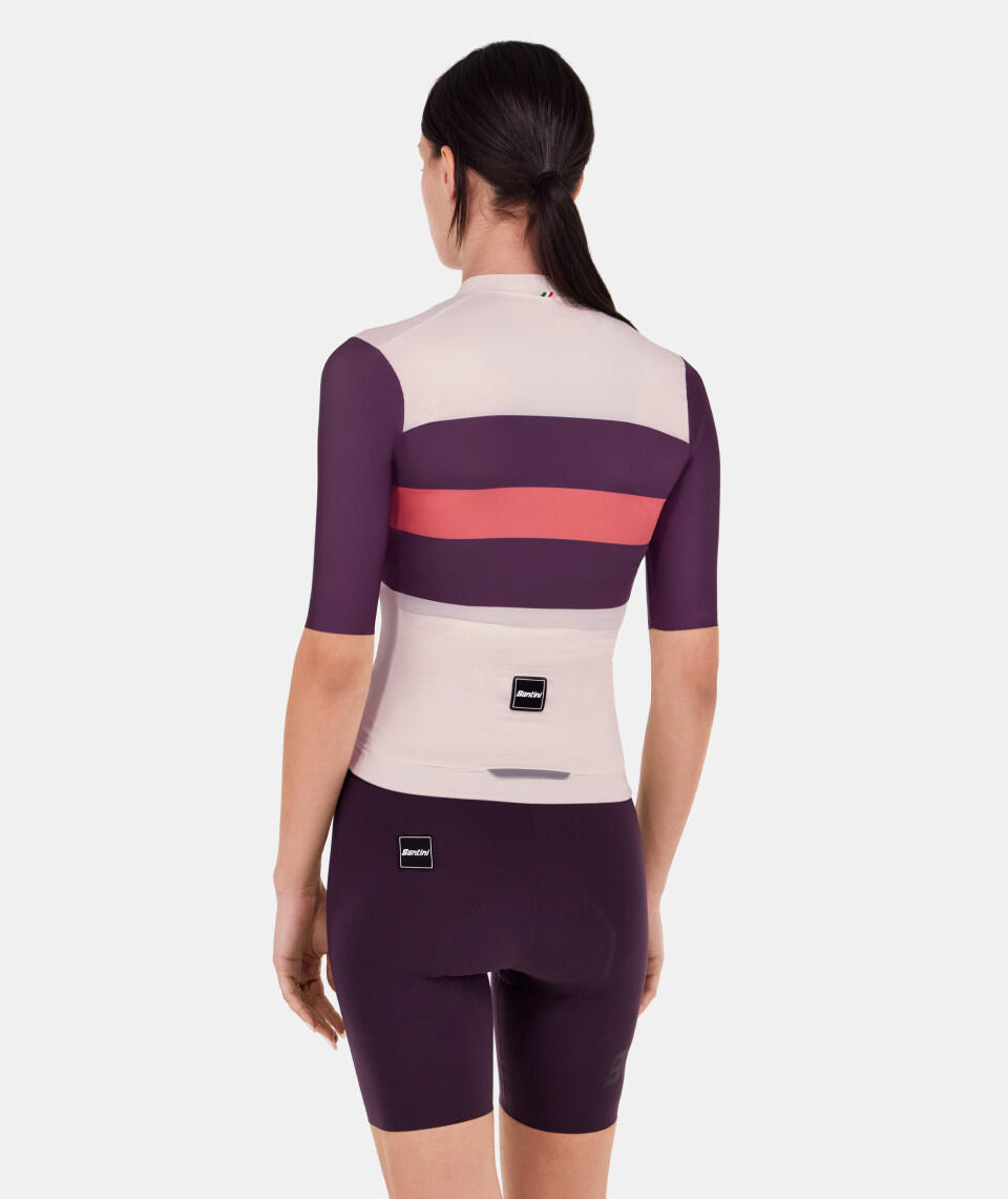 Bengal - Jersey Unisex - Wijngaard - Wielersport 3/4