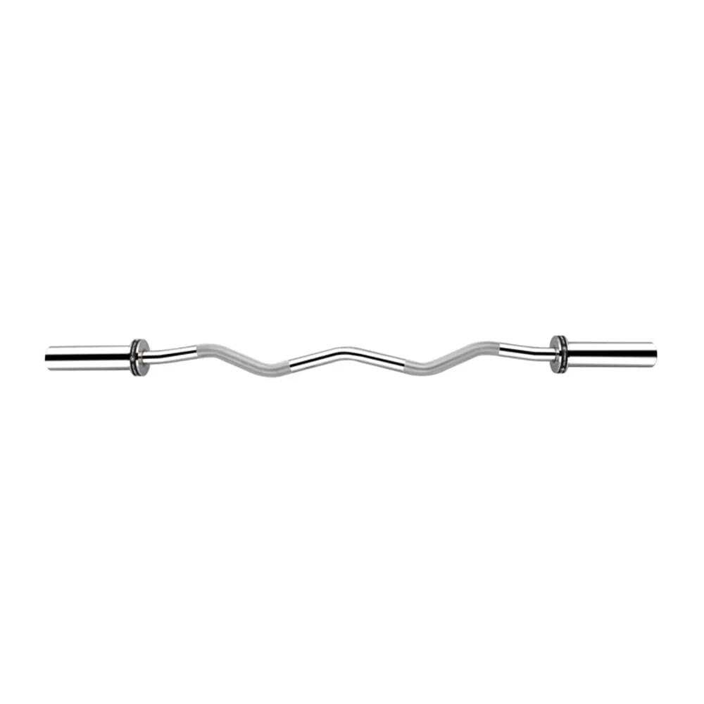 Barre Super Curl Acier Fitness Tech 120cm x 50mm 400lbs / 181kg Max 5/8