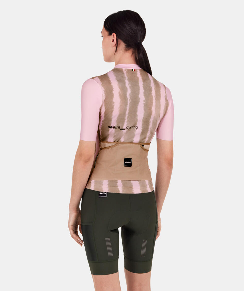 BAMBU DAMES SHIRT MET KORTE MOUWEN - Roze 3/4