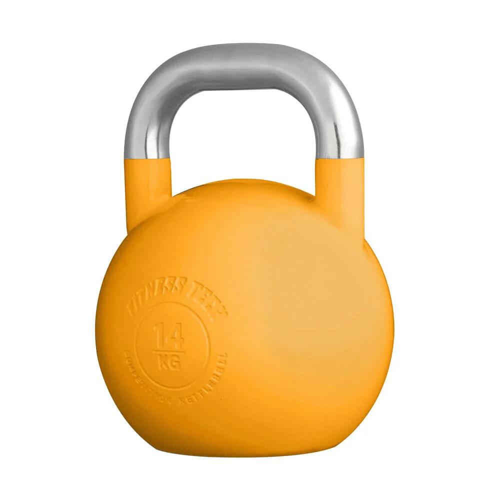 Kettlebell Compétition Fitness Tech 14kg orange 2/6