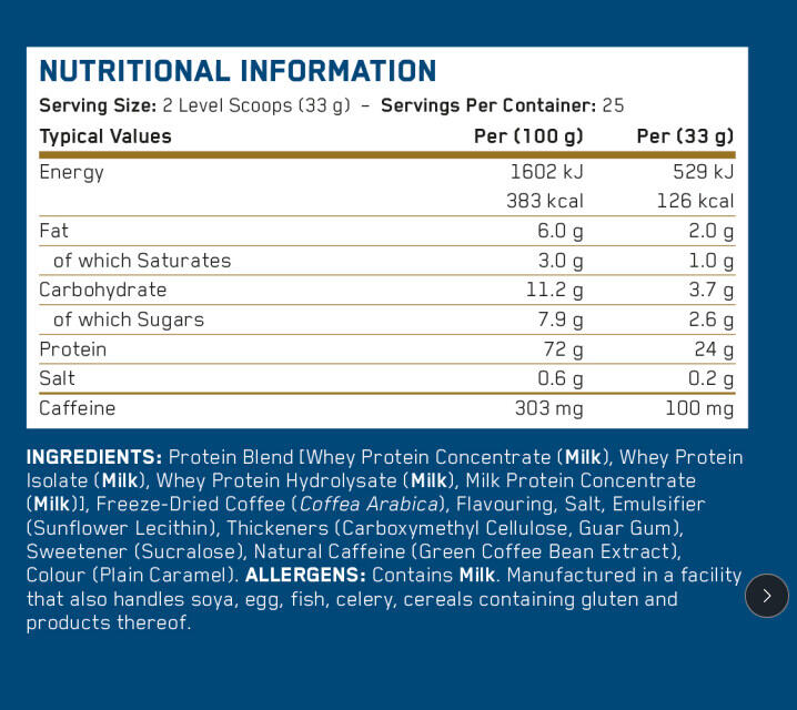 Concentrato di siero di latte - Critical Whey - Caramello al Latte 3/3