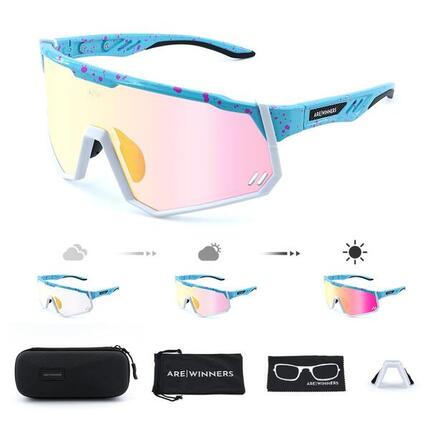 Lunettes Vélo Adulte Photochromique Are Winners ULTRA Black