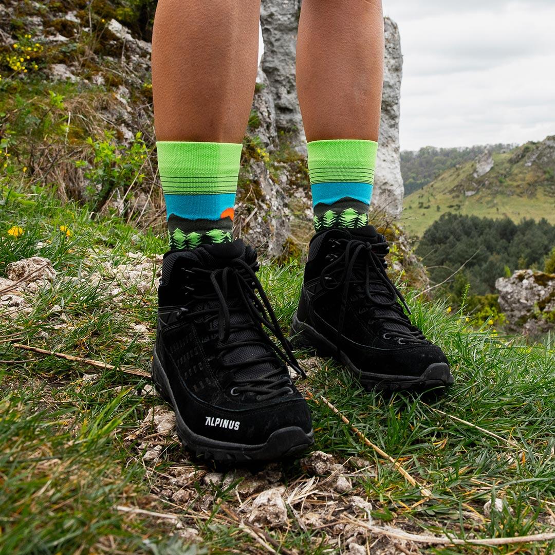 Chaussettes Alpinus Lavaredo - Vert 5/7