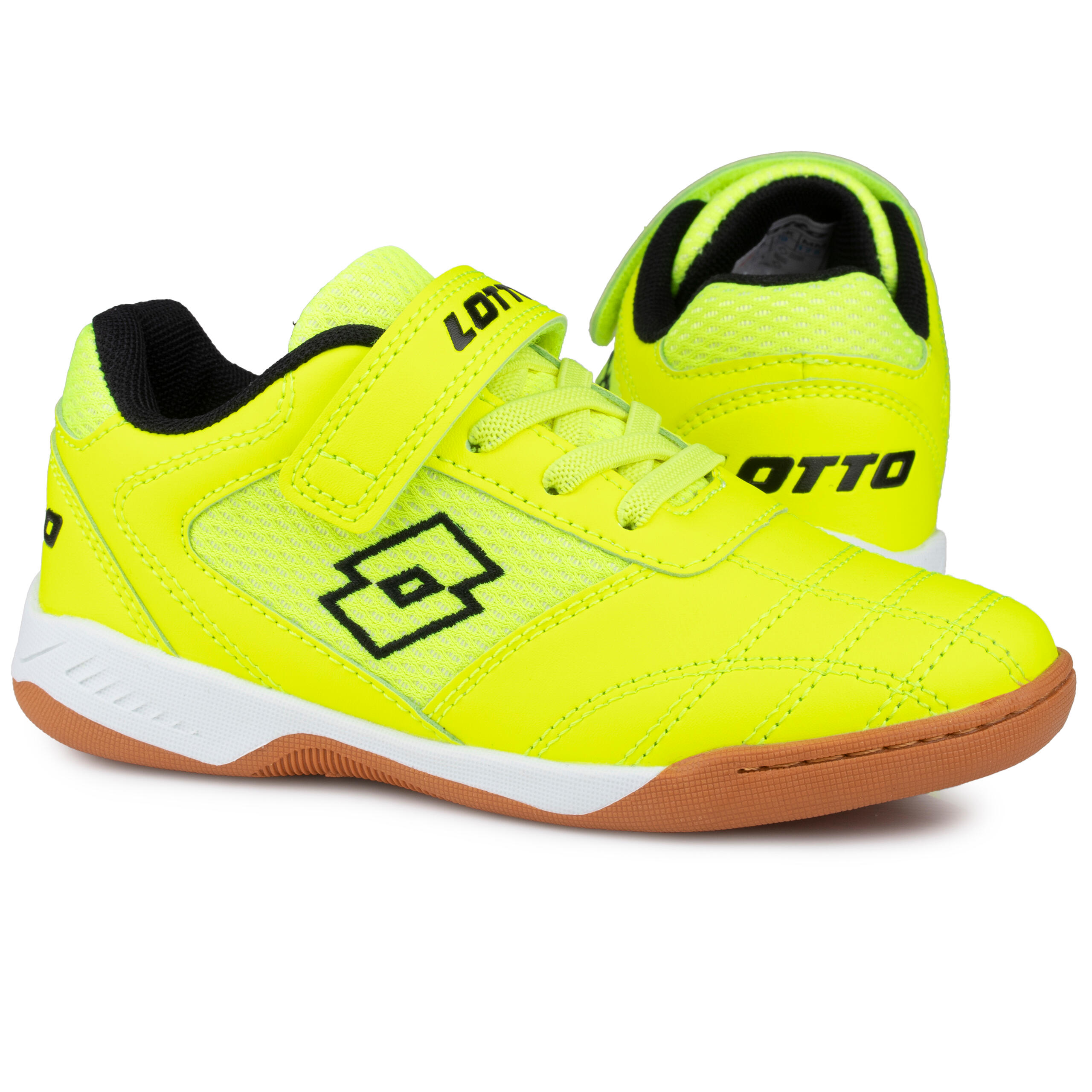 Lotto Whizzer K Kinder-Sneaker Gelb-Schwarz 7/7