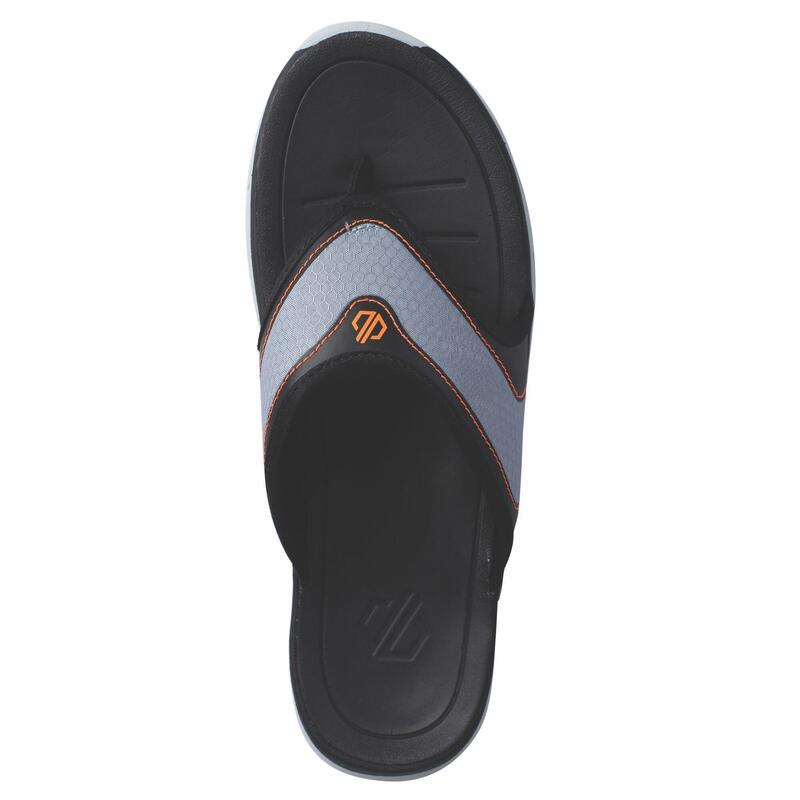 Heren teenslippers Xiro (Zwaartekracht Grey/Shock Orange)