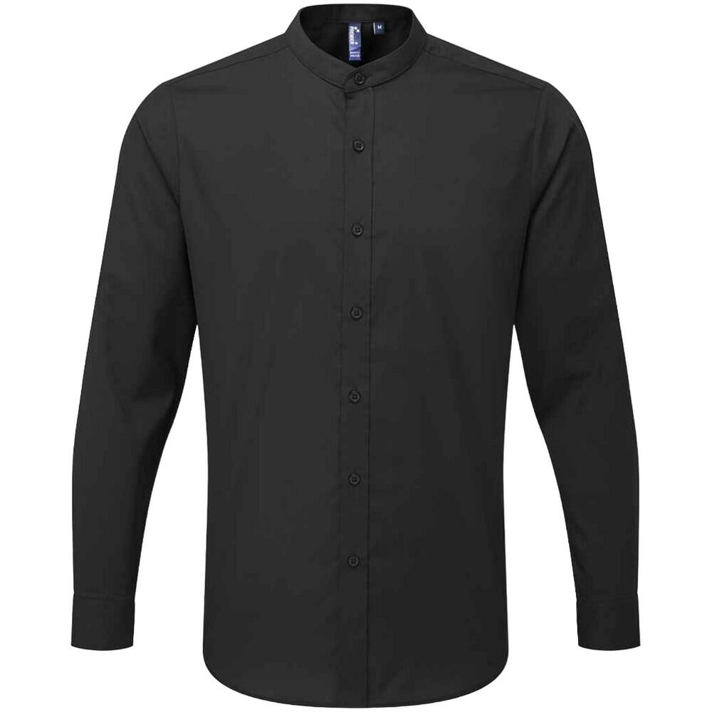 Premier Adults Unisex Long Sleeve Grandad Shirt