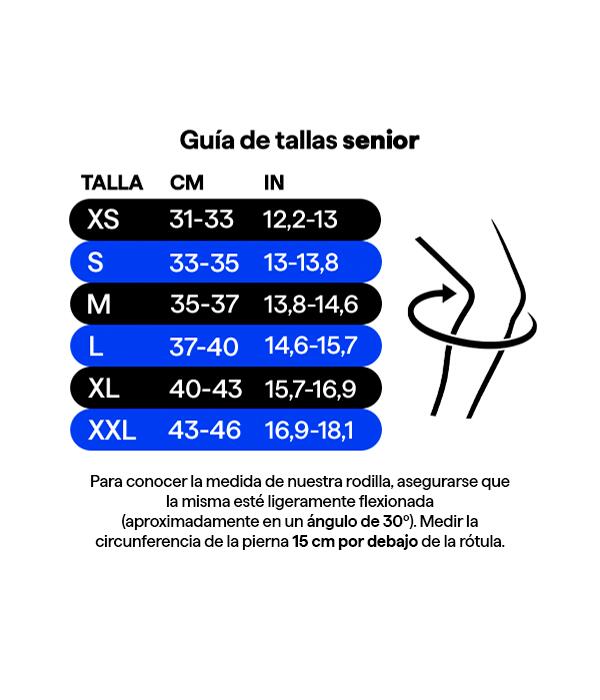 Rodillera de Neopreno Rehband PRN Original Azul Senior (x1) 4/4