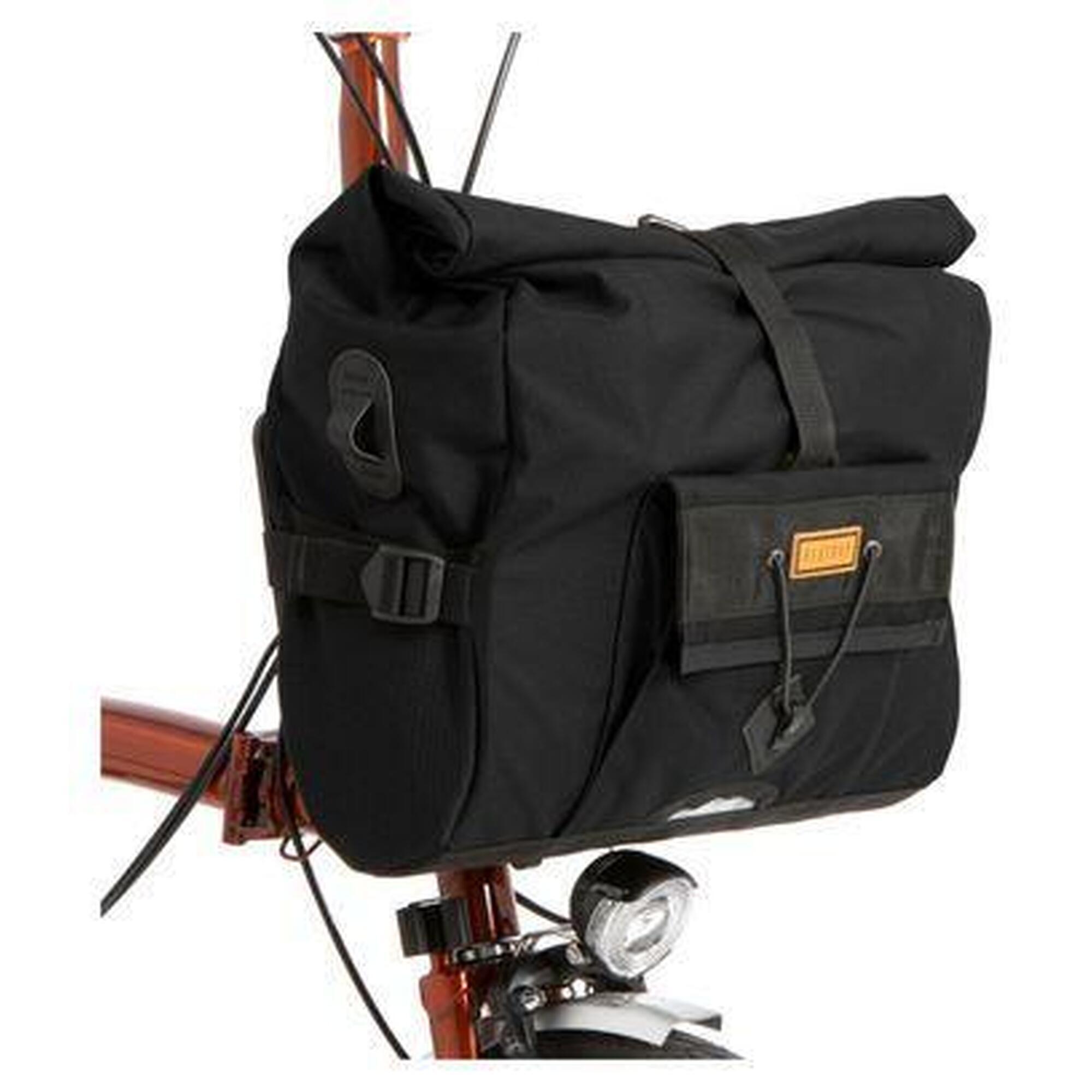 Restrap - Sacoche Restrap City Loader 20l Noir — Fixation Avant Brompton - Sacoche Vélo - Noir - 20l - Decathlon