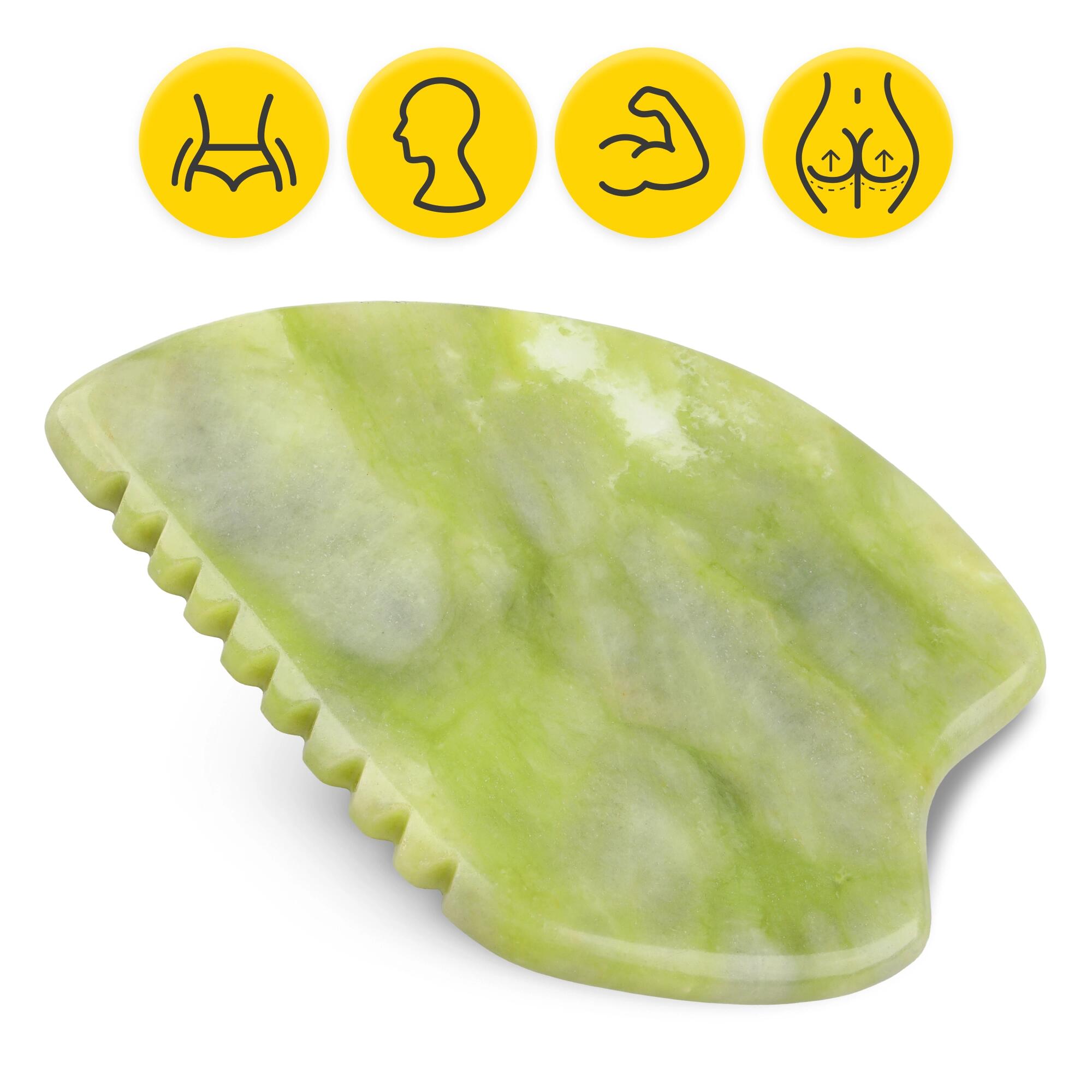 Gua Sha Stein Naturstein Gesichtsmassage Anti-Aging Massagetool 4FIZJO 6/7