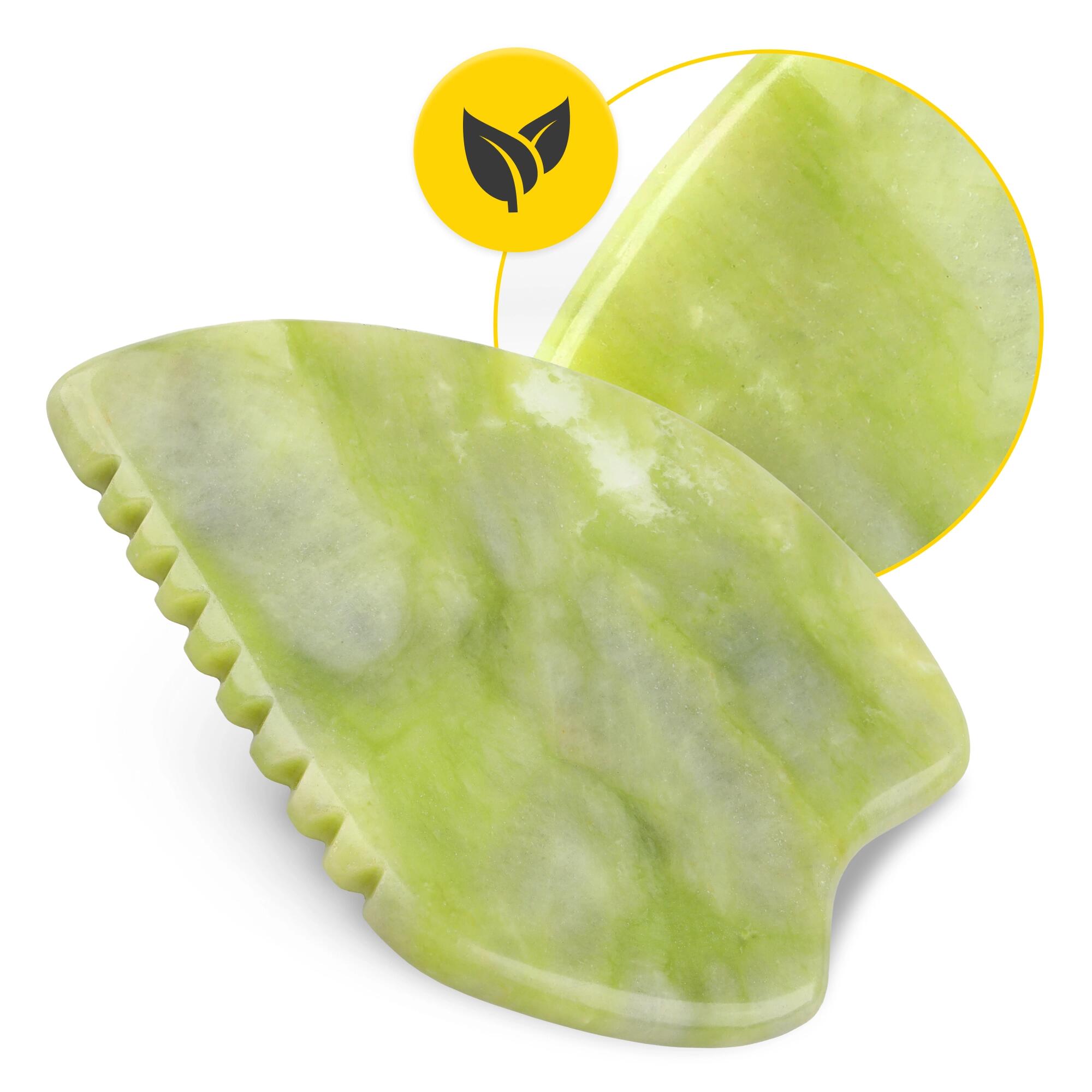 Gua Sha Stein Naturstein Gesichtsmassage Anti-Aging Massagetool 4FIZJO 5/7