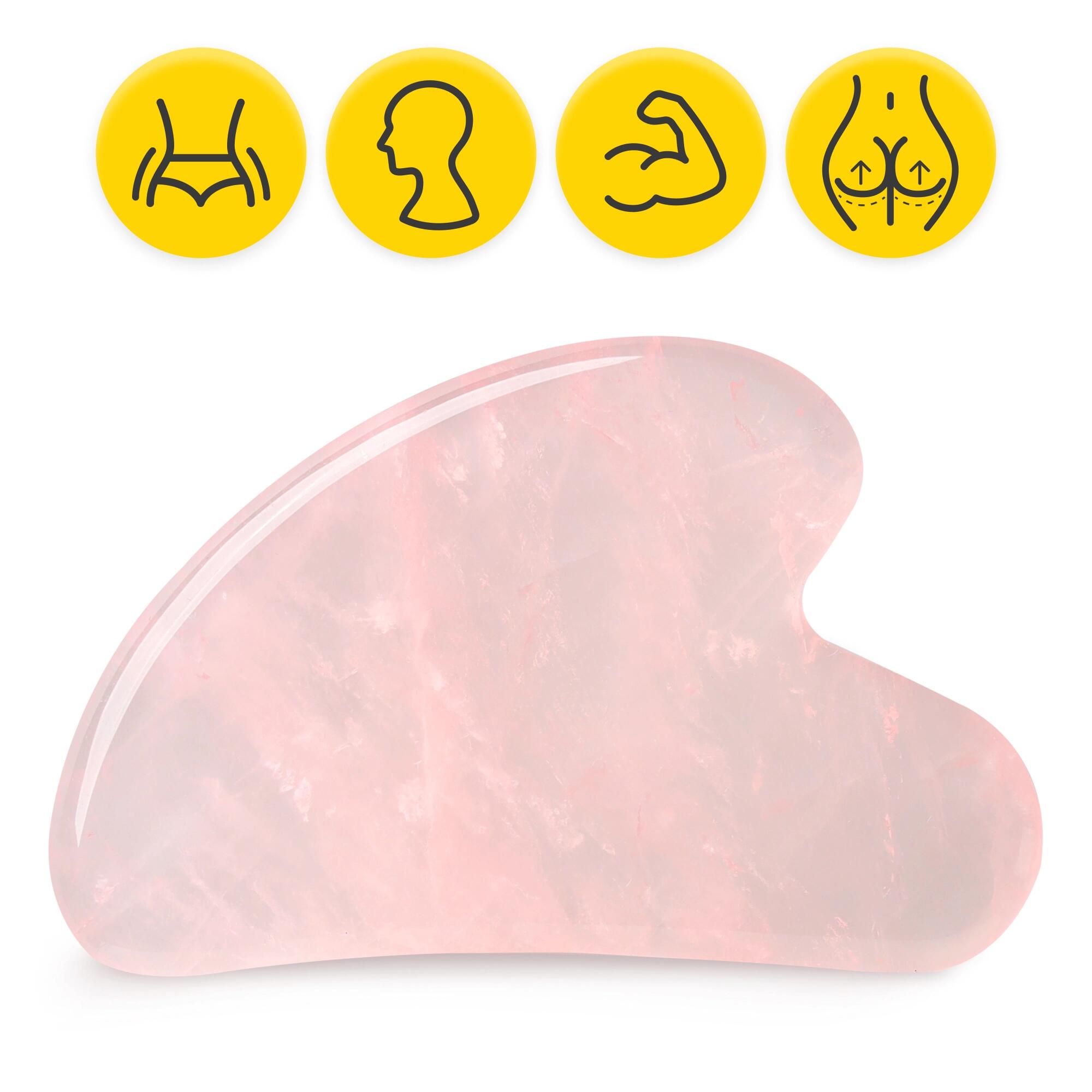 Gua Sha Stein Klassischer Naturstein Gesichtsmassage Tool 4FIZJO 5/7