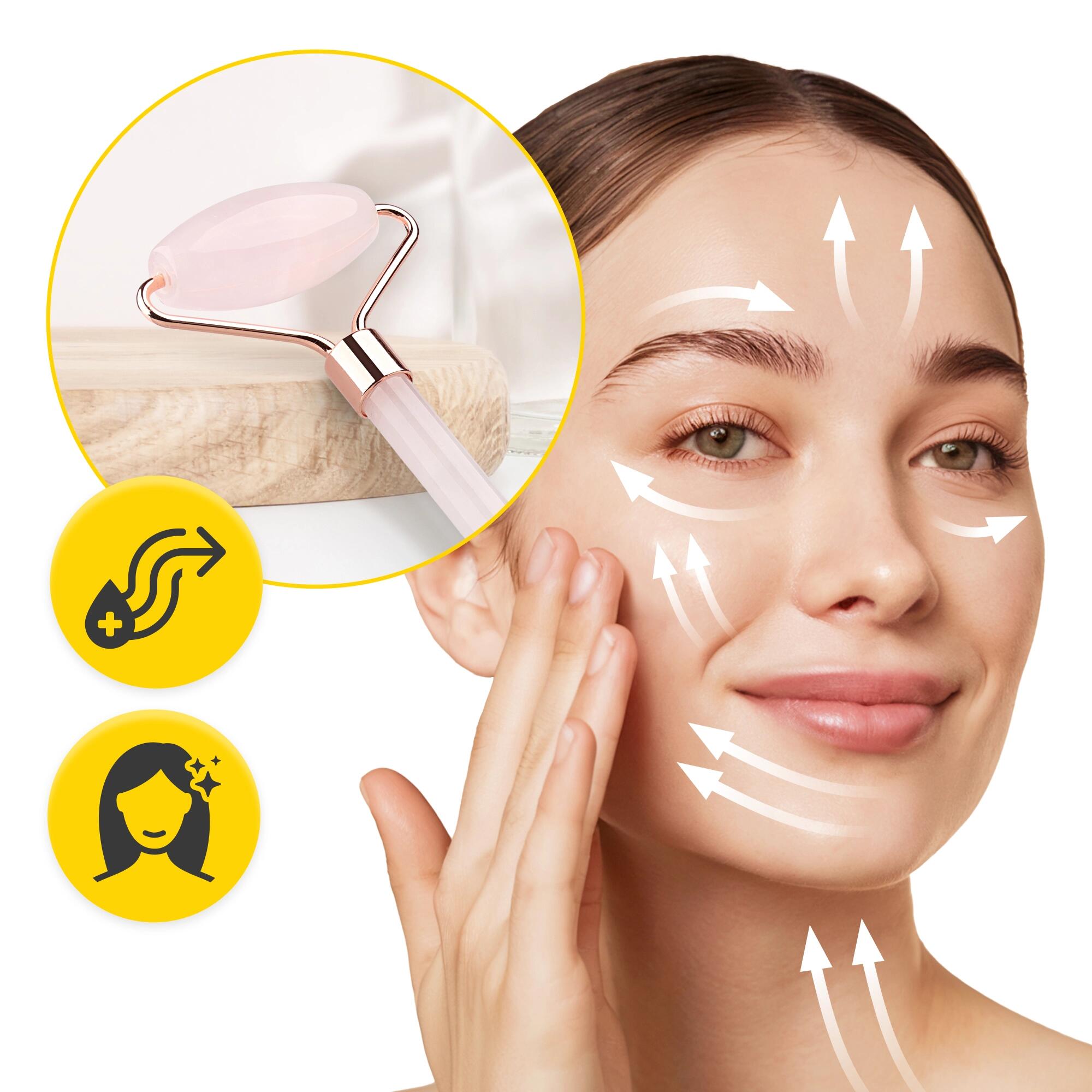 Gua Sha Stein Gesichtsmassage Naturstein Massage-Tool Wellness 4FIZJO 5/7