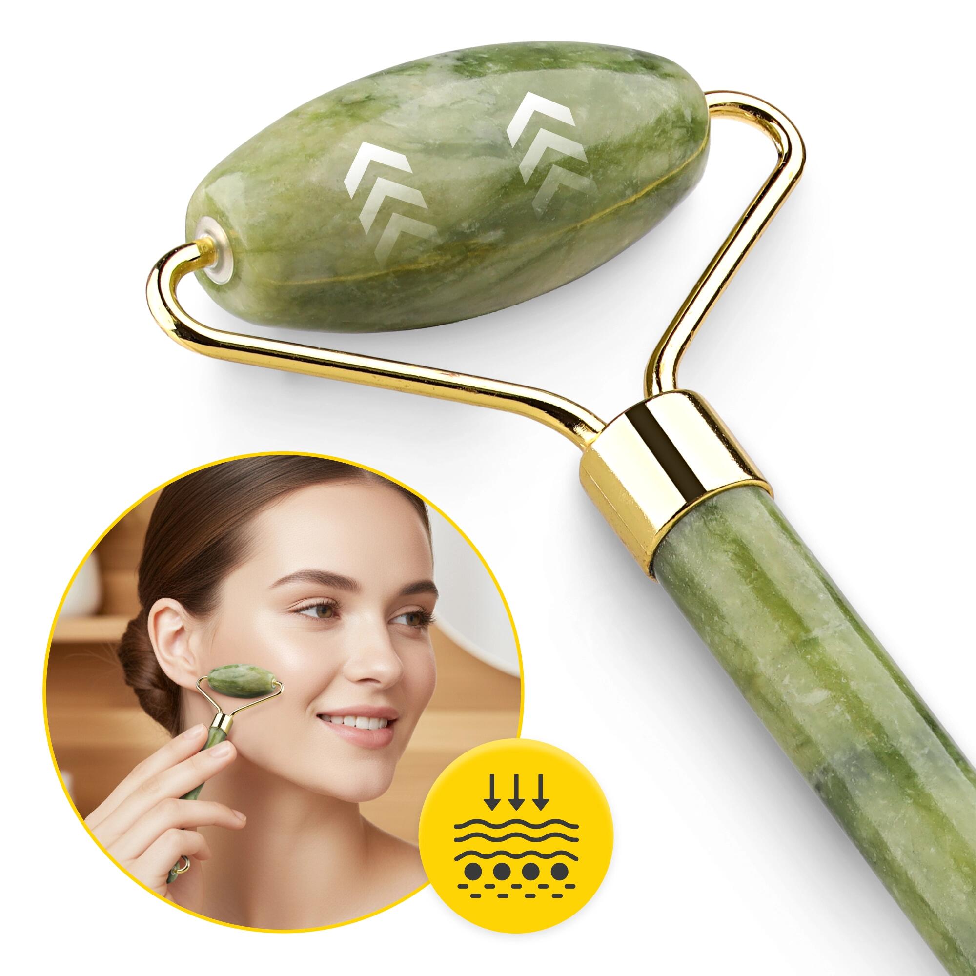Gua Sha Stein Gesichtsmassage Naturstein Massage-Tool Wellness 4FIZJO 4/7