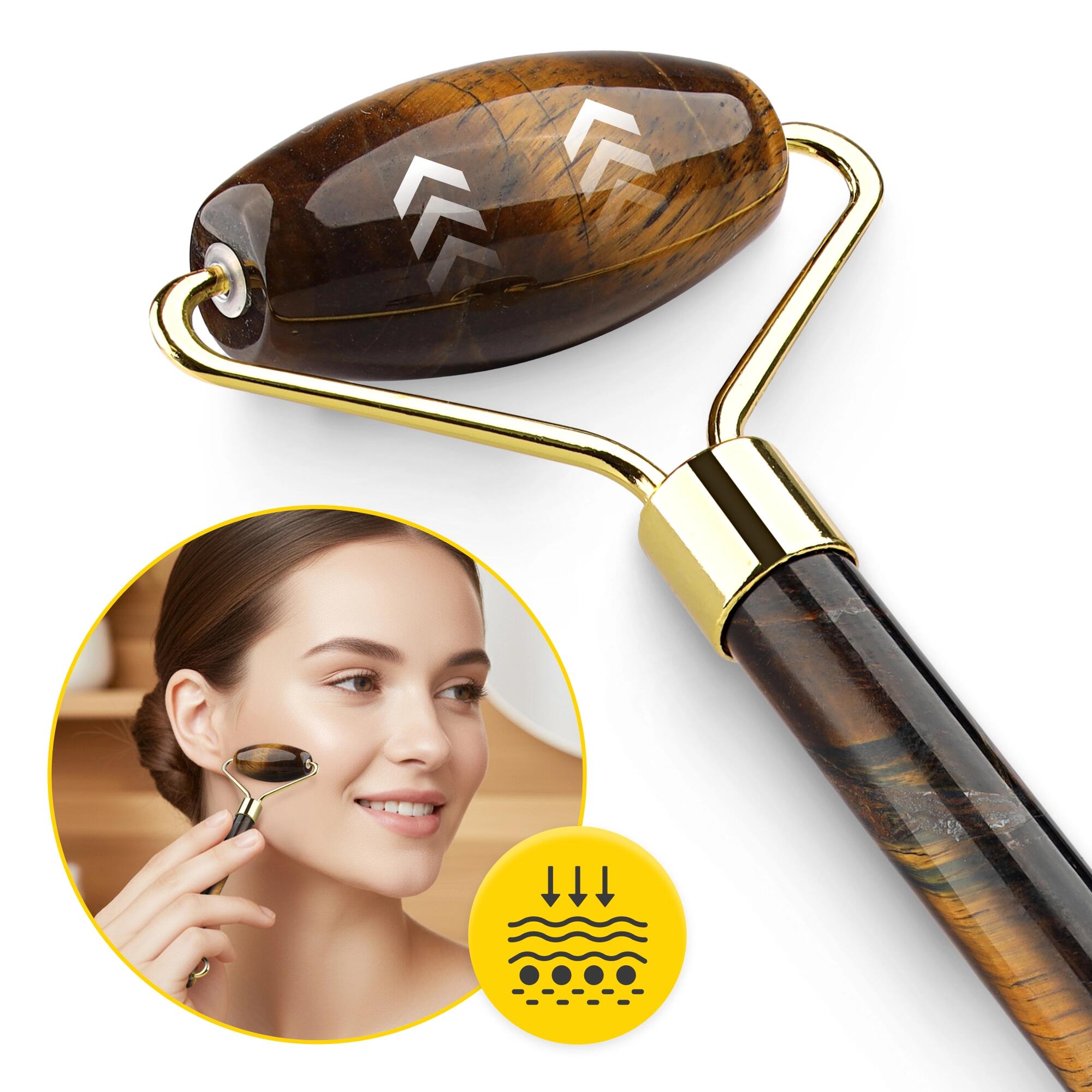 Gua Sha Stein Gesichtsmassage Naturstein Massage-Tool Wellness 4FIZJO 4/7