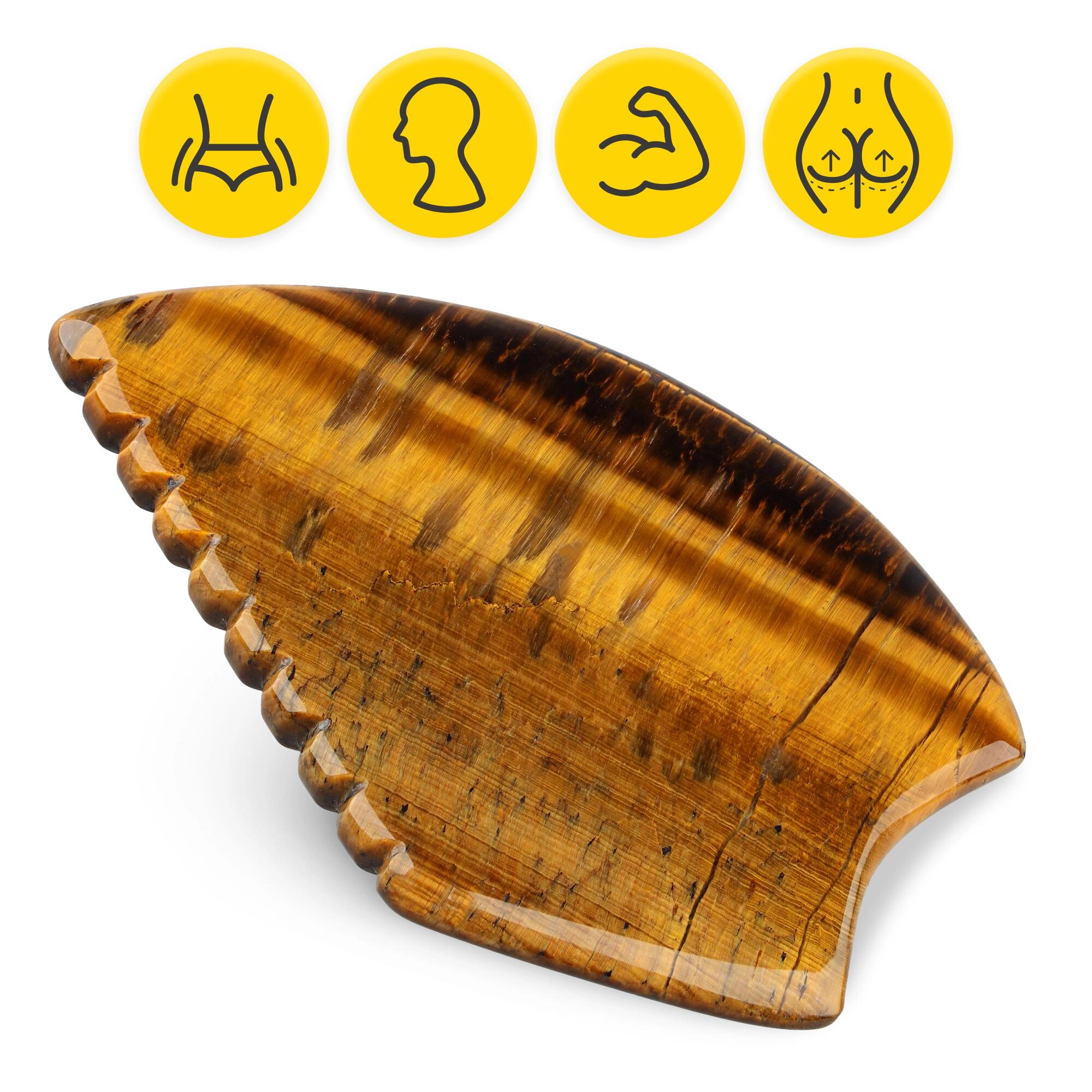Gua Sha Stein Naturstein Gesichtsmassage Anti-Aging Massagetool 4FIZJO 6/7