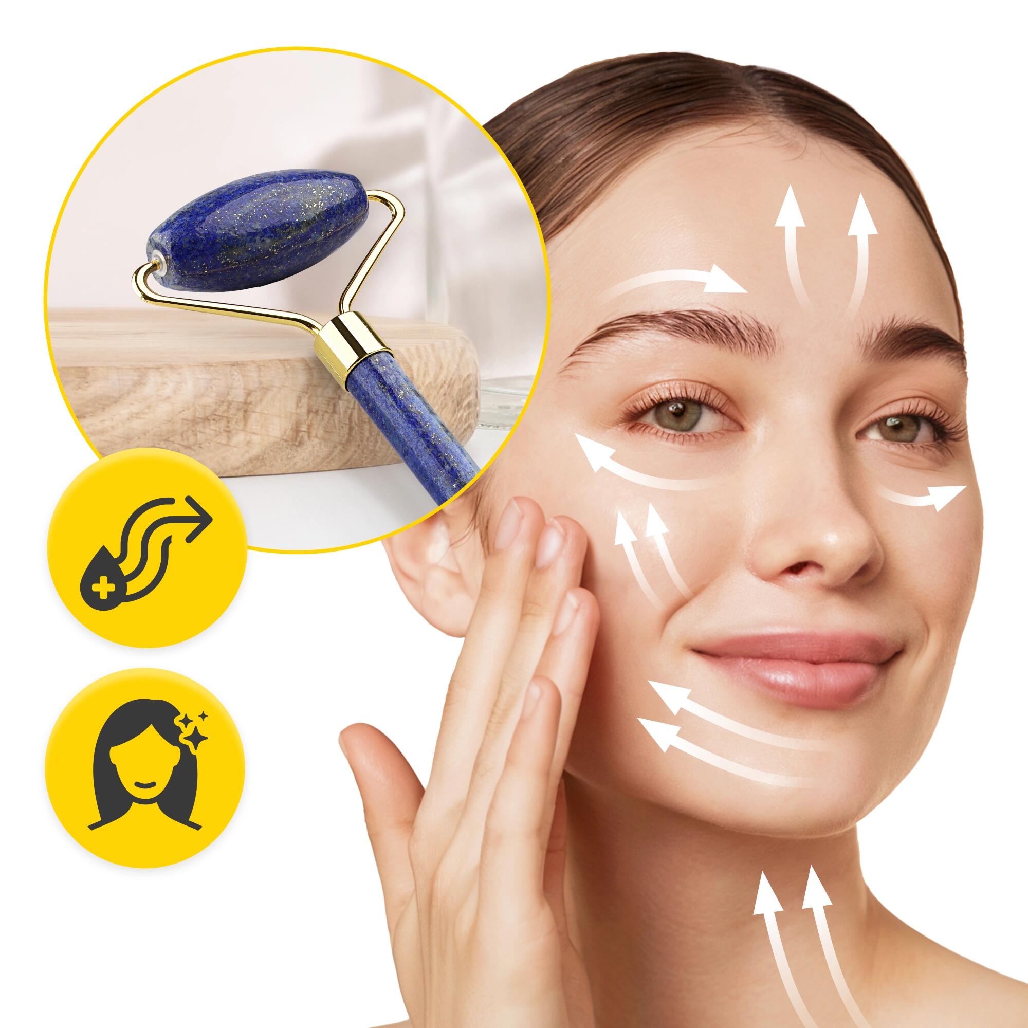 Gua Sha Stein Gesichtsmassage Naturstein Massage-Tool Wellness 4FIZJO 5/7