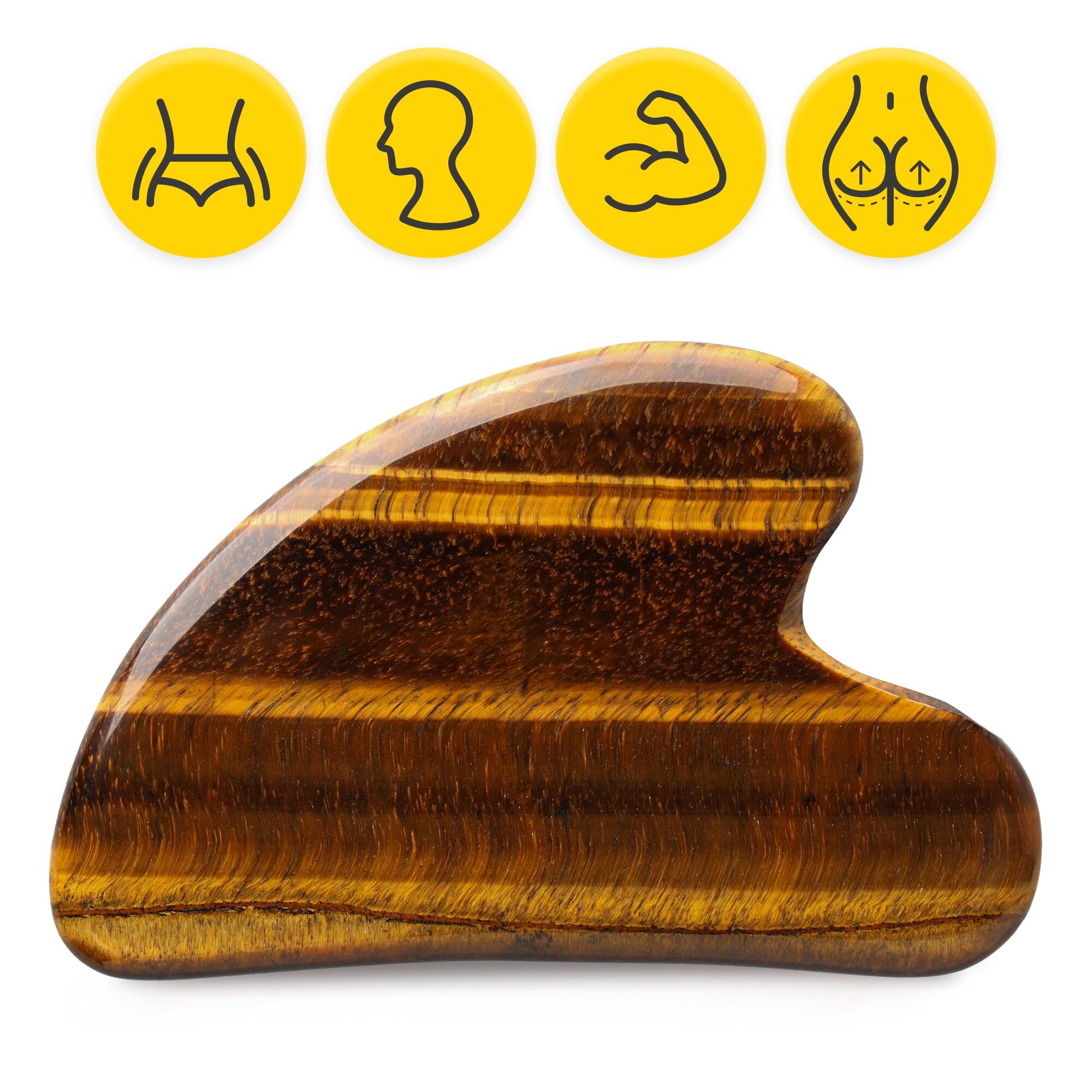 Gua Sha Stein Klassischer Naturstein Gesichtsmassage Tool 4FIZJO 6/7