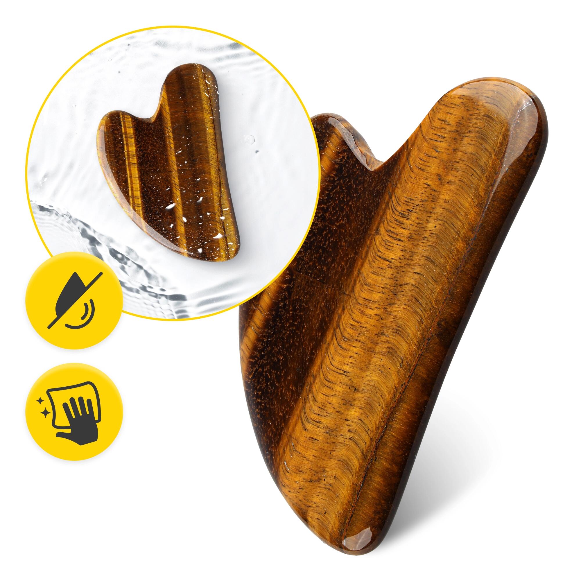 Gua Sha Stein Klassischer Naturstein Gesichtsmassage Tool 4FIZJO 2/7