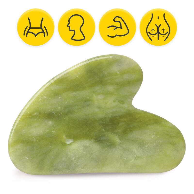 Piatră Gua Sha clasică din mineral natural pentru lifting 4FIZJO