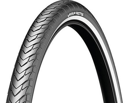 PNEU 27X1 1/4 MICHELIN PROTEK FLANC REFLECHISSANT TT NOIR TR (32-630) 2/2