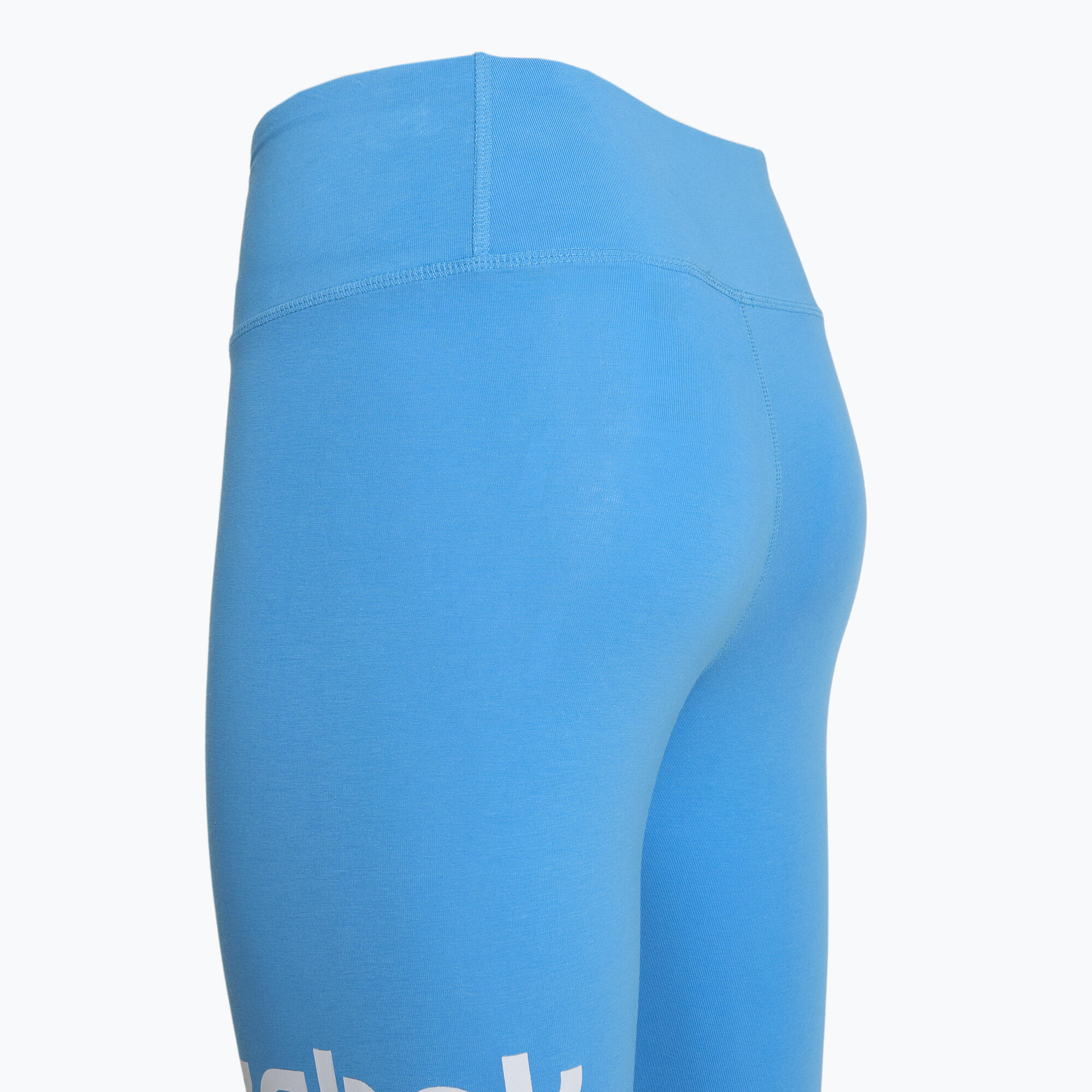 Reebok Identity Legging coton logo bleu cobalt S, mi-haute, 2 poches 3/5