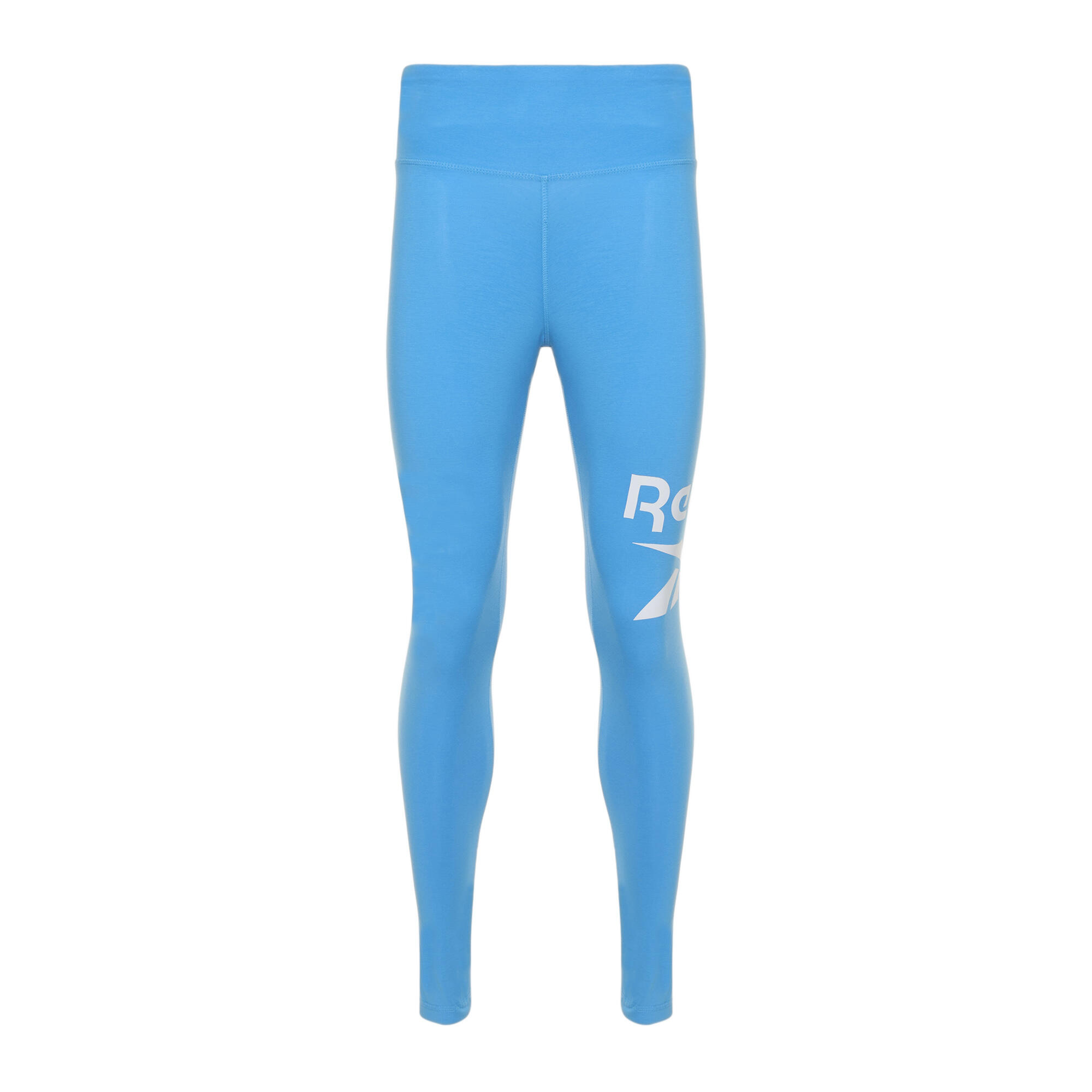 Reebok Identity Legging coton logo bleu cobalt S, mi-haute, 2 poches 5/5