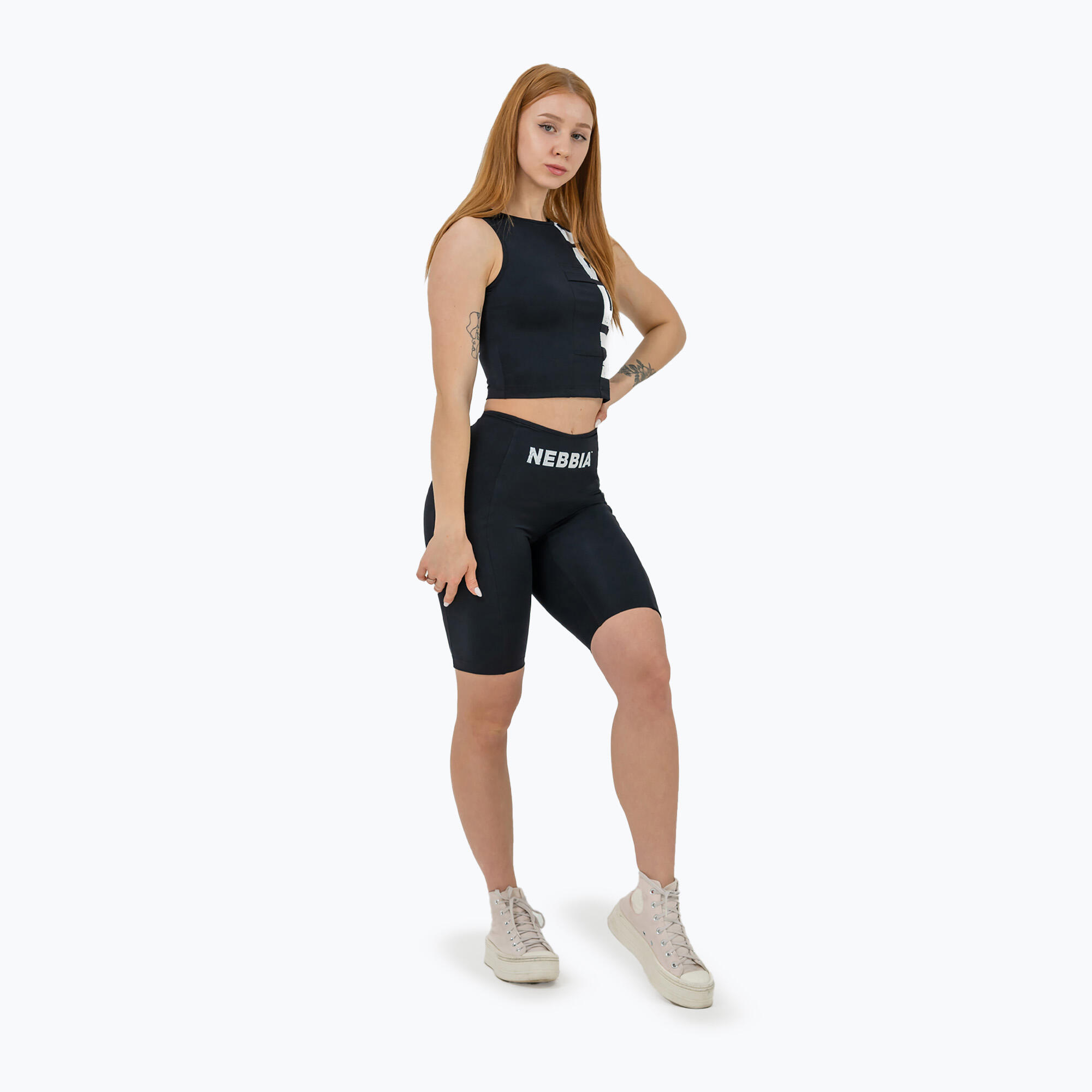 Spodenki NEBBIA High Waisted Biker Gym Therapy 2/5