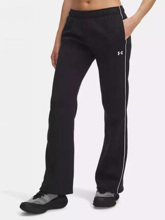 Spodnie Dresowe Damskie UA RIVAL FLC PIPED PANT 6003711-003