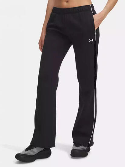 Spodnie Dresowe Damskie UA RIVAL FLC PIPED PANT 6003711-003