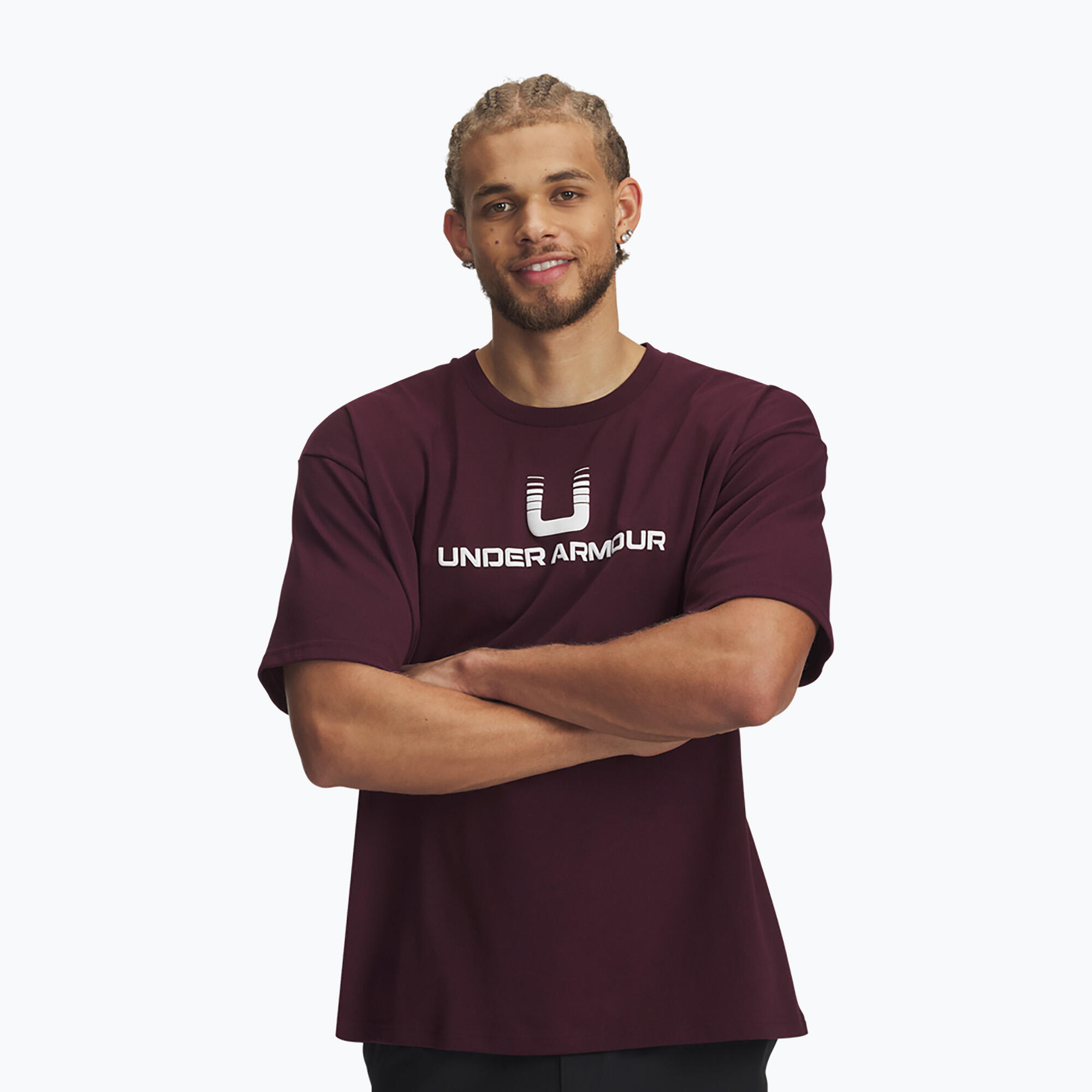 Koszulka Under Armour Logo Heayweight 1/4