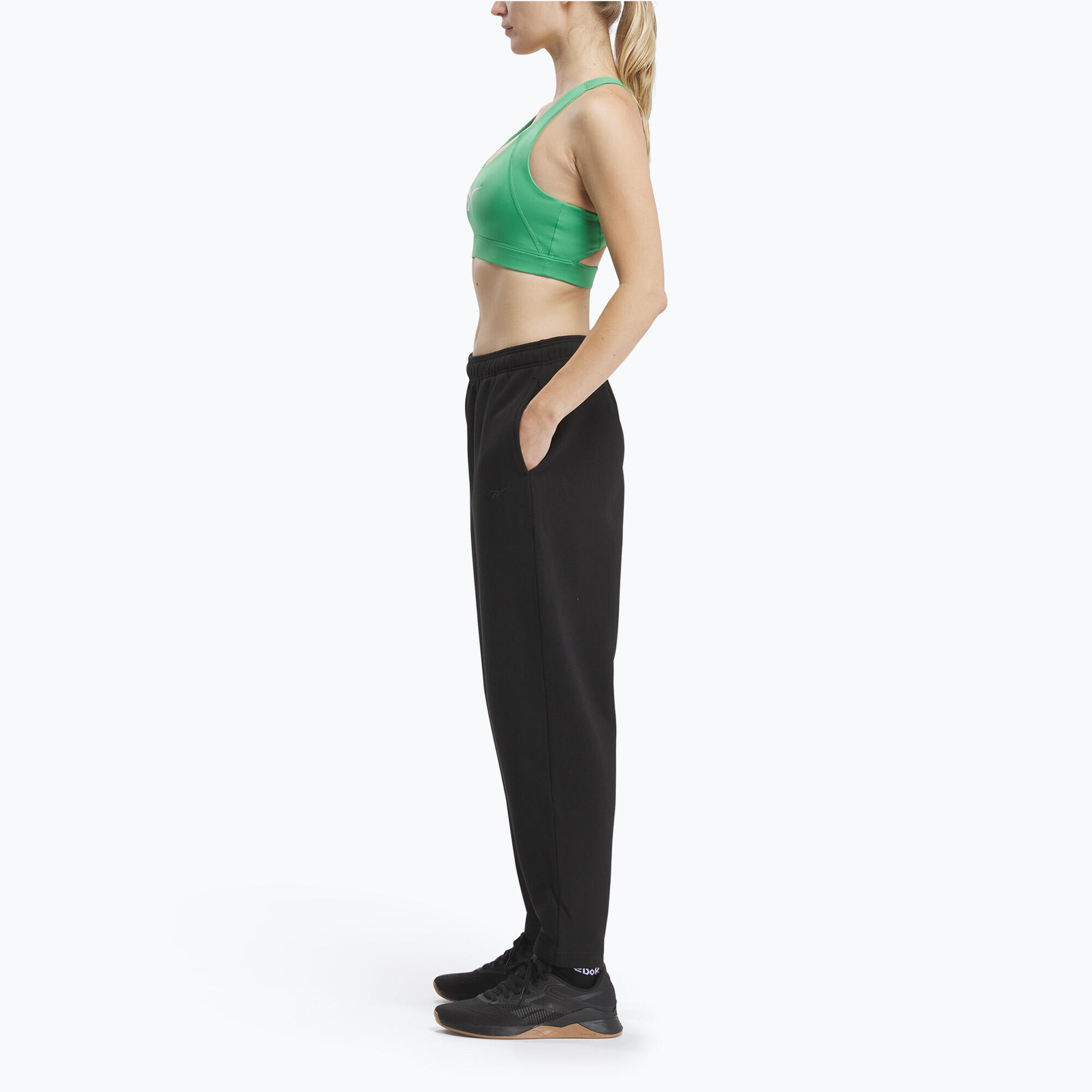 Spodnie damskie Reebok Lux Fleece Sweatpants 2/5