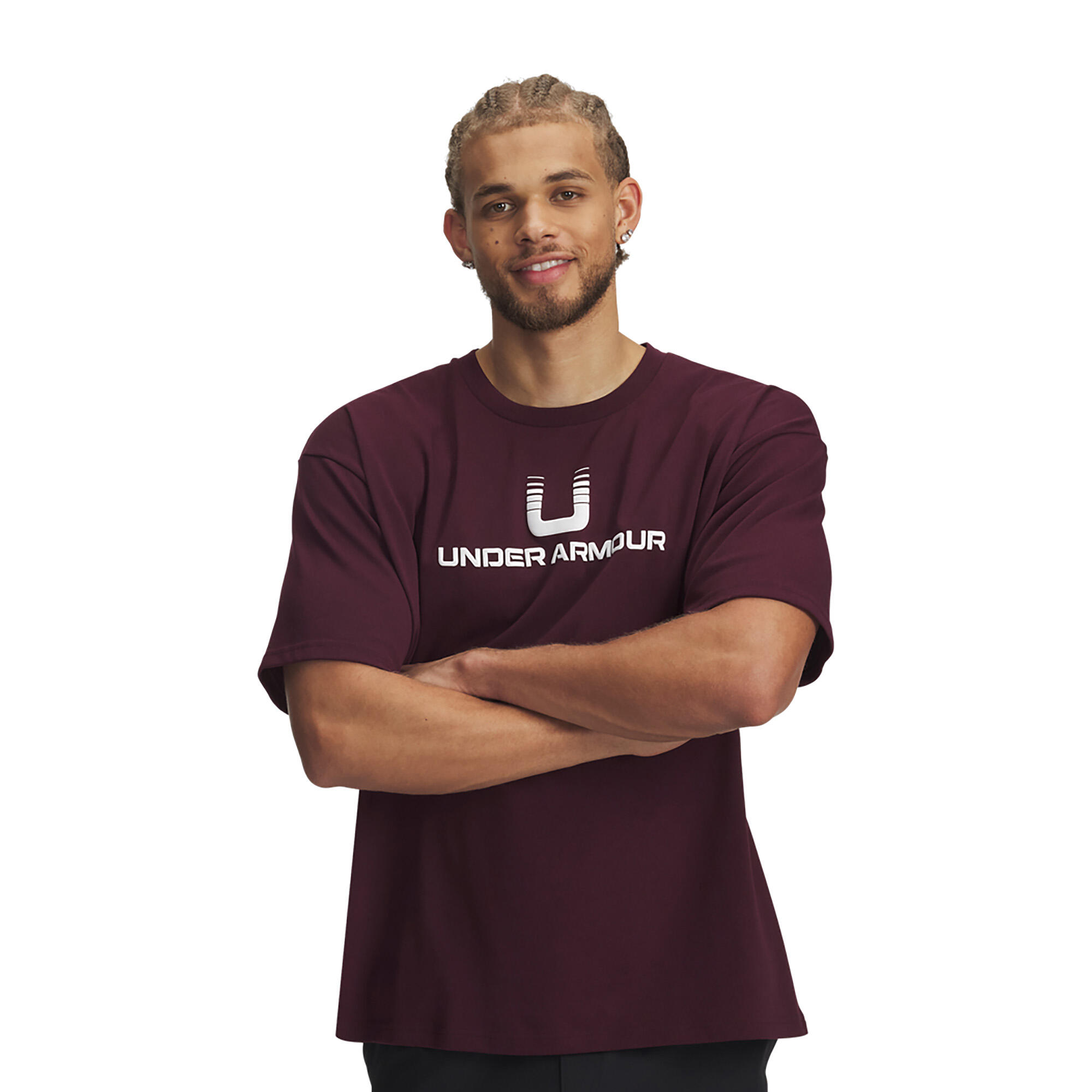 T-shirt Under Armour Logo Heayweight 4/4