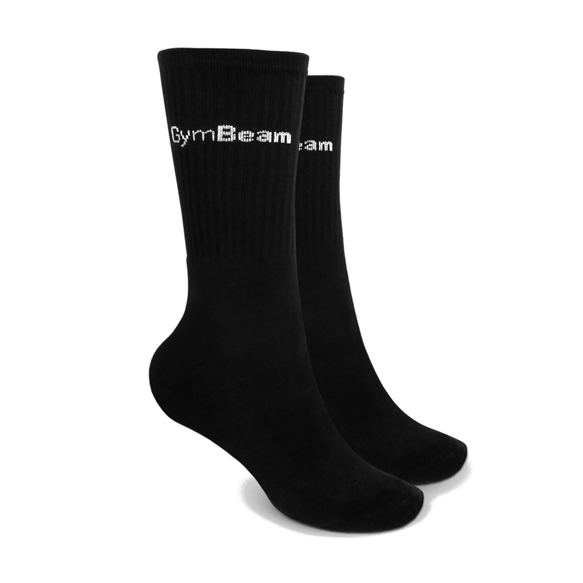 Skarpety unisex fitness 3/4 czarne 3/4 Socks 3Pack 3/4