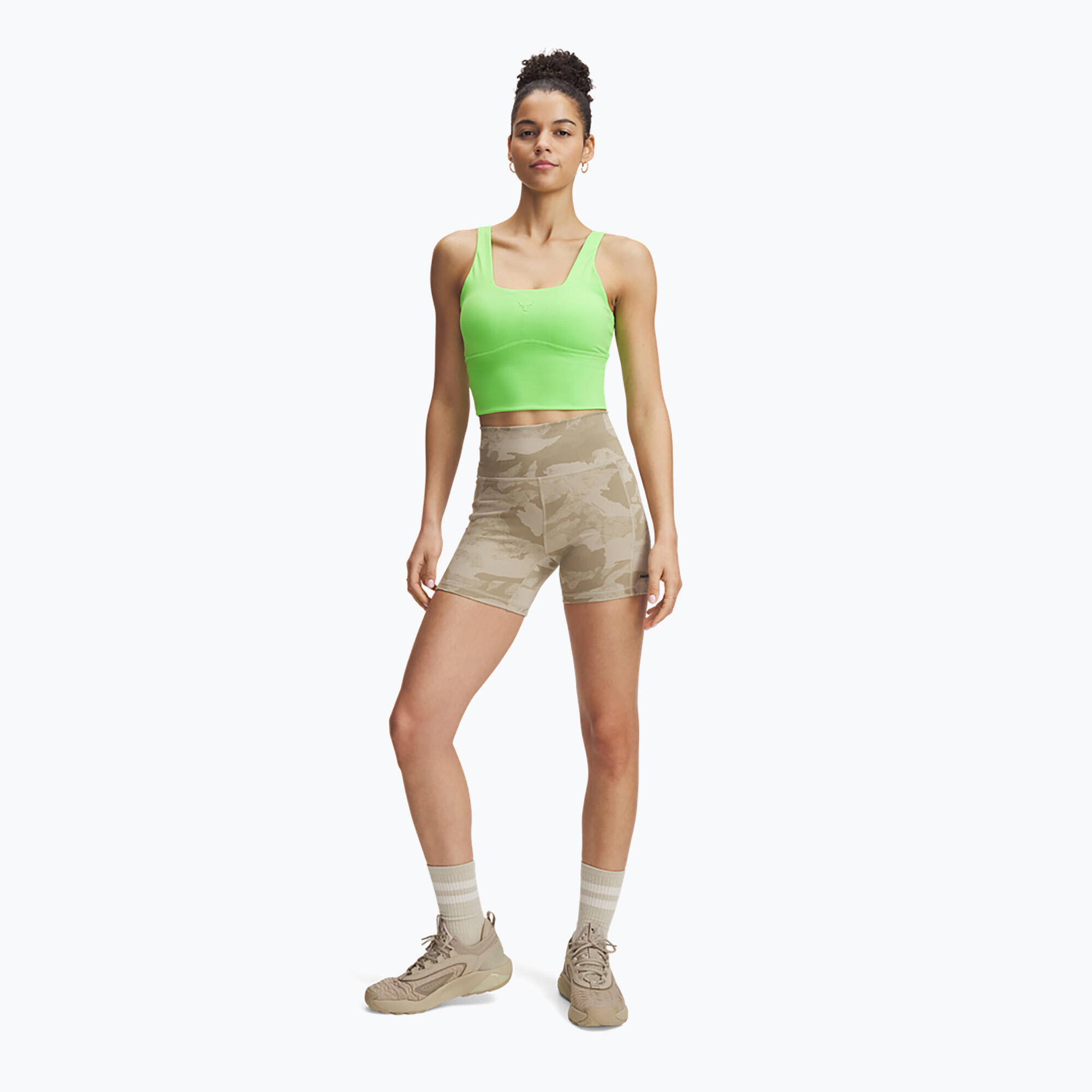 Biustonosz Under Armour Project Rock Fitted Bra Tank 2/4