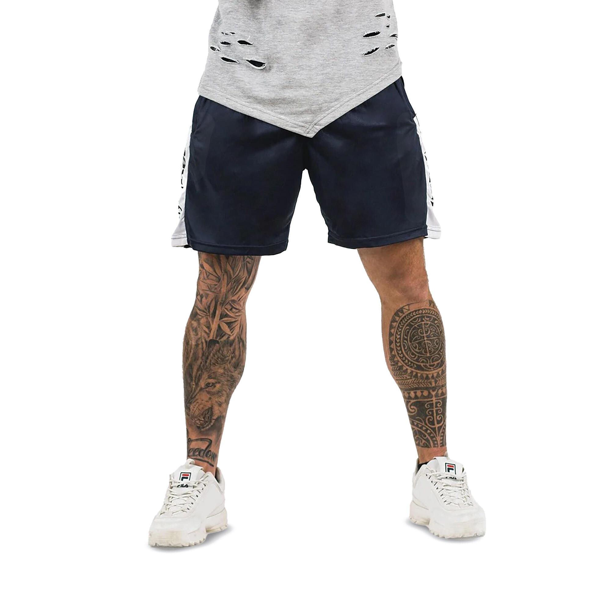 Pantaloncini uomo traspiranti blu Vertical 4/5