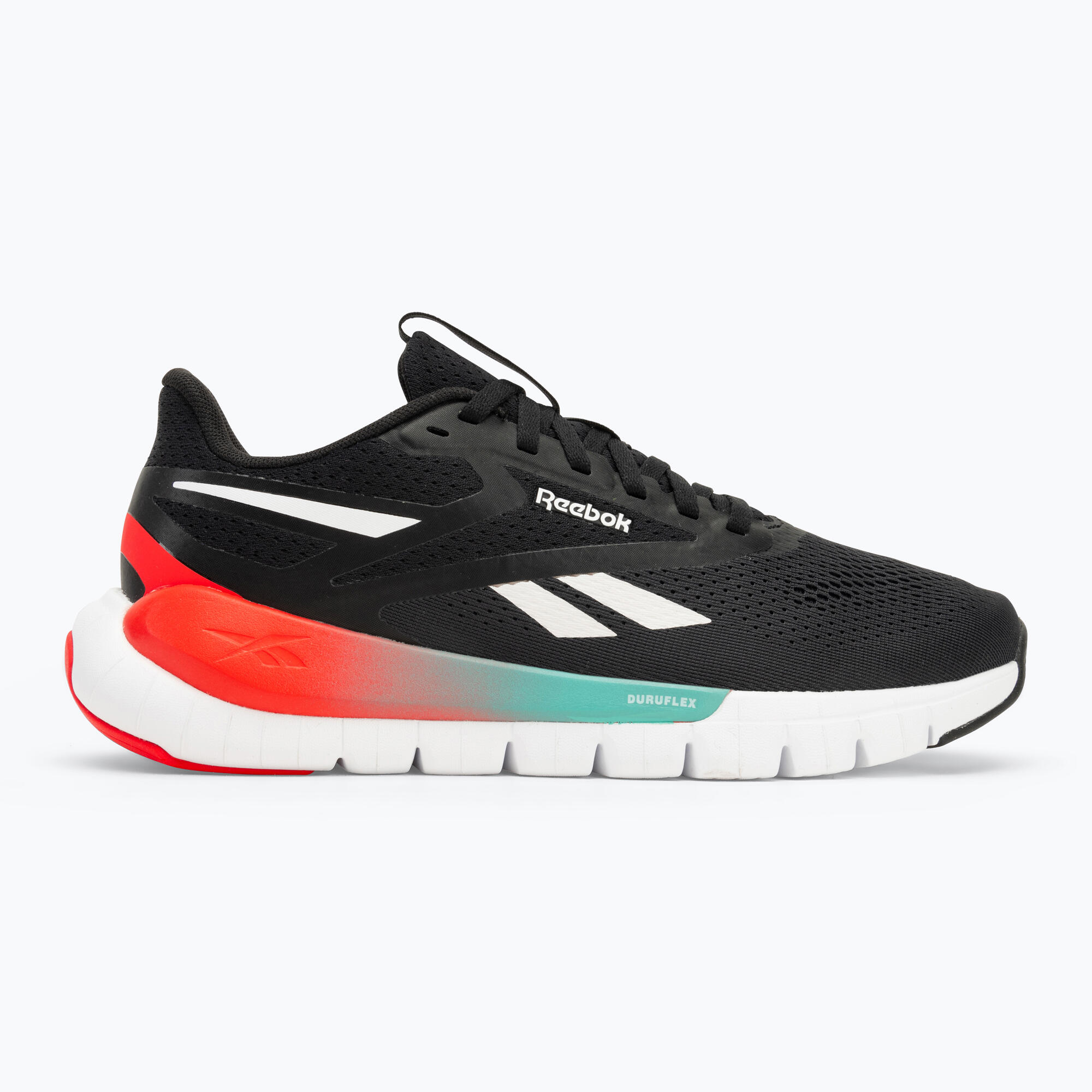 Heren trainingsschoenen Reebok Flex Trainer zwart/energy red/ai aqua 2/7