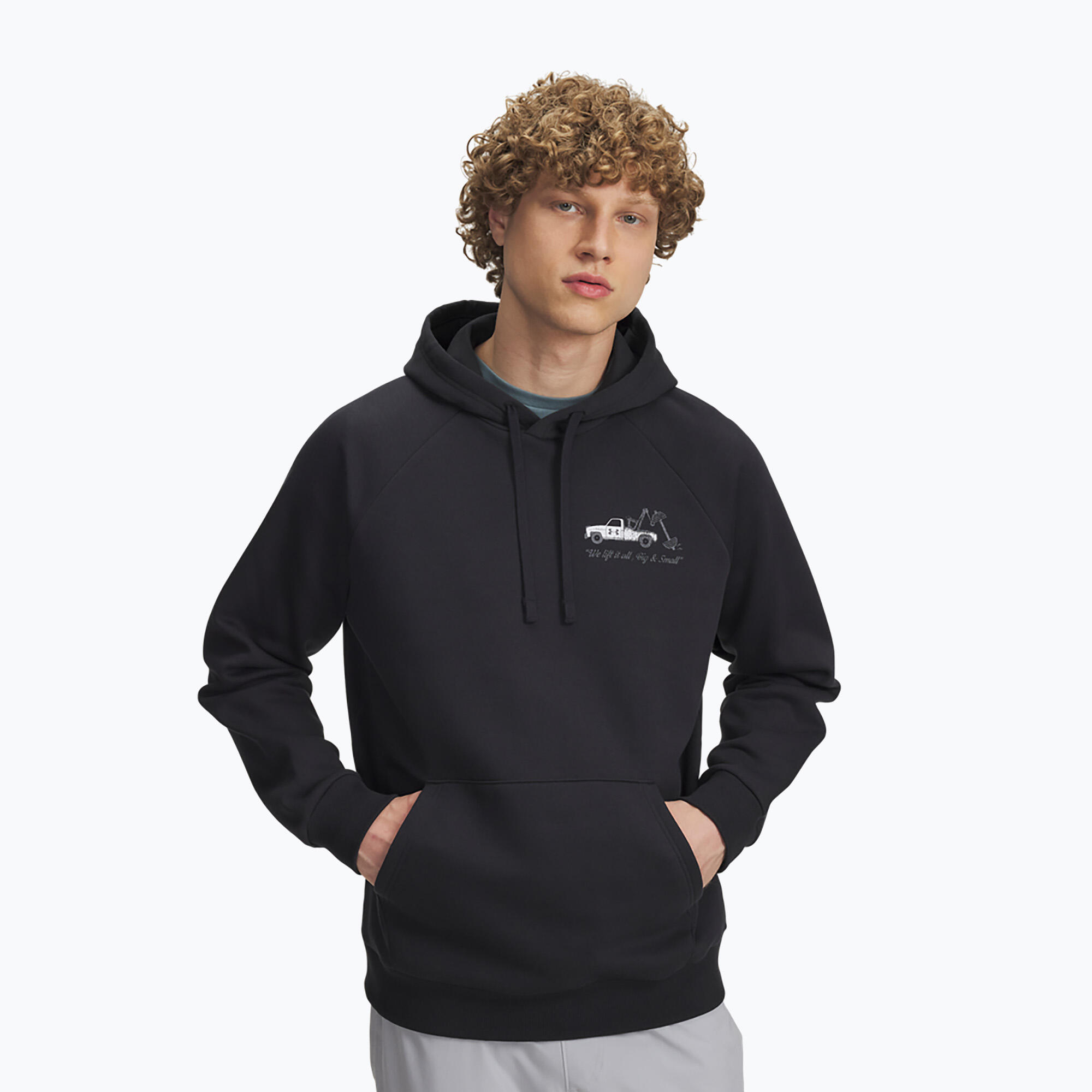 Hanorac Under Armour Rival Fleece HBR Logo - Imagine 1