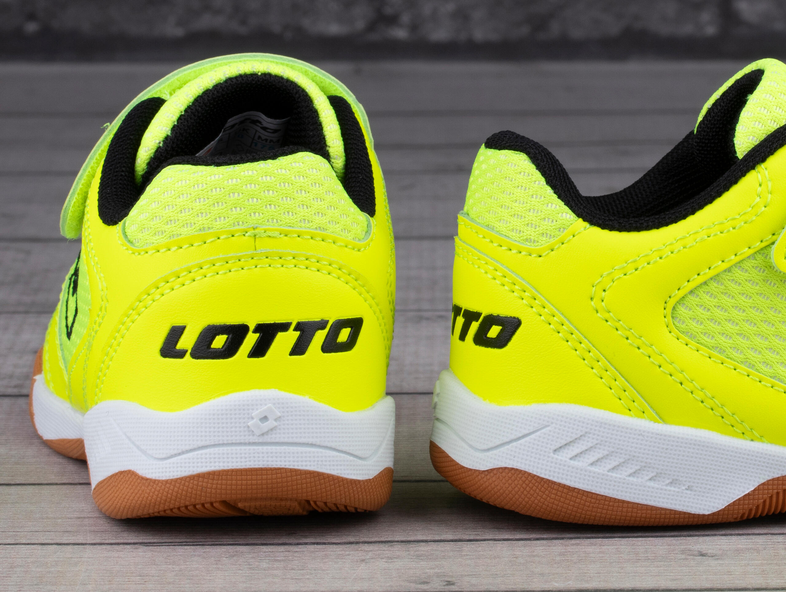 Lotto Whizzer K Kinder-Sneaker Gelb-Schwarz 4/7