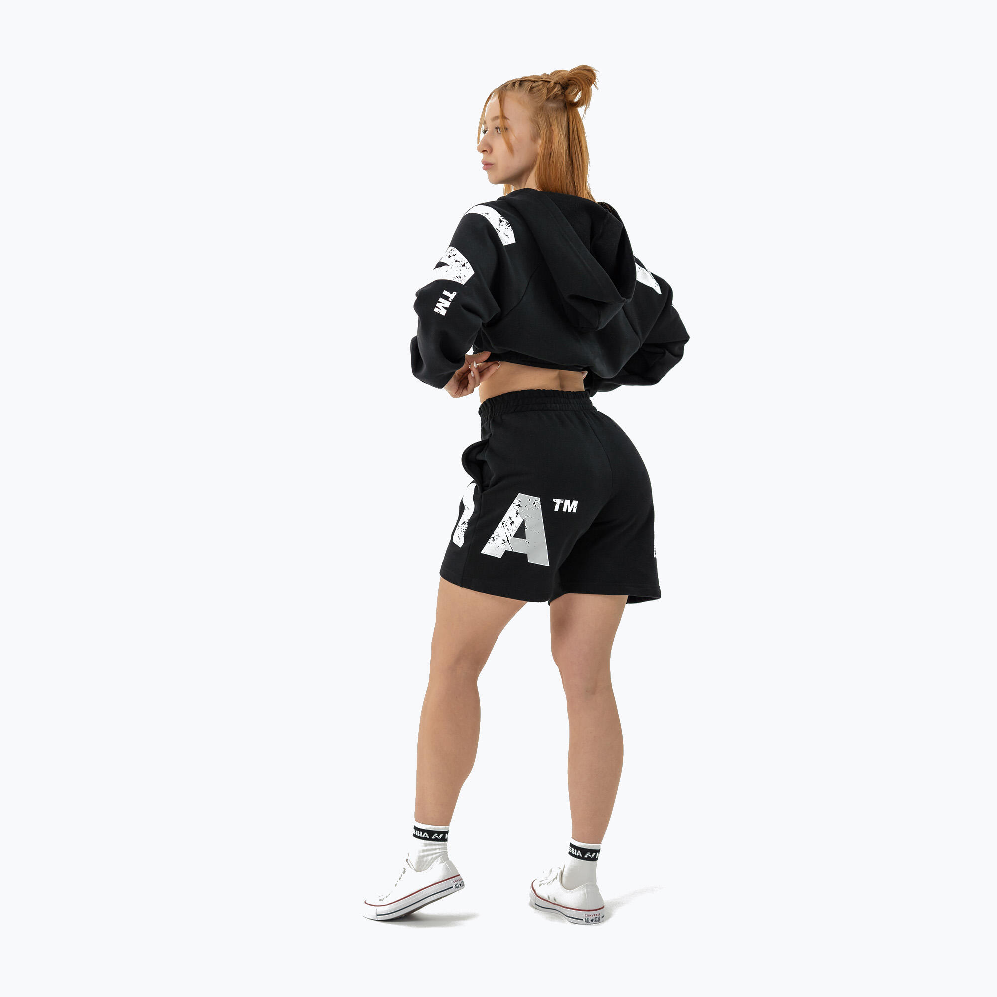 Moletom NEBBIA Training Cropped Hoodie Muscle Mommy 3/5