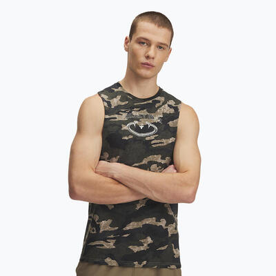 Under armour project rock camo tanktop