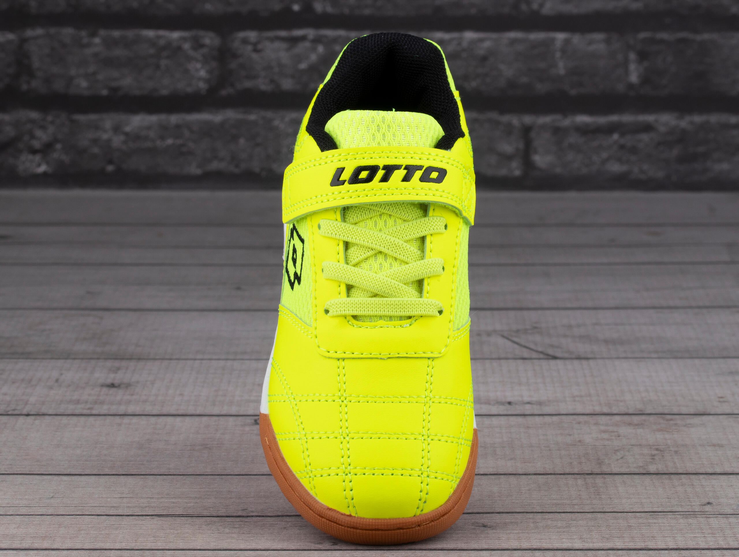 Lotto Whizzer K Kinder-Sneaker Gelb-Schwarz 6/7