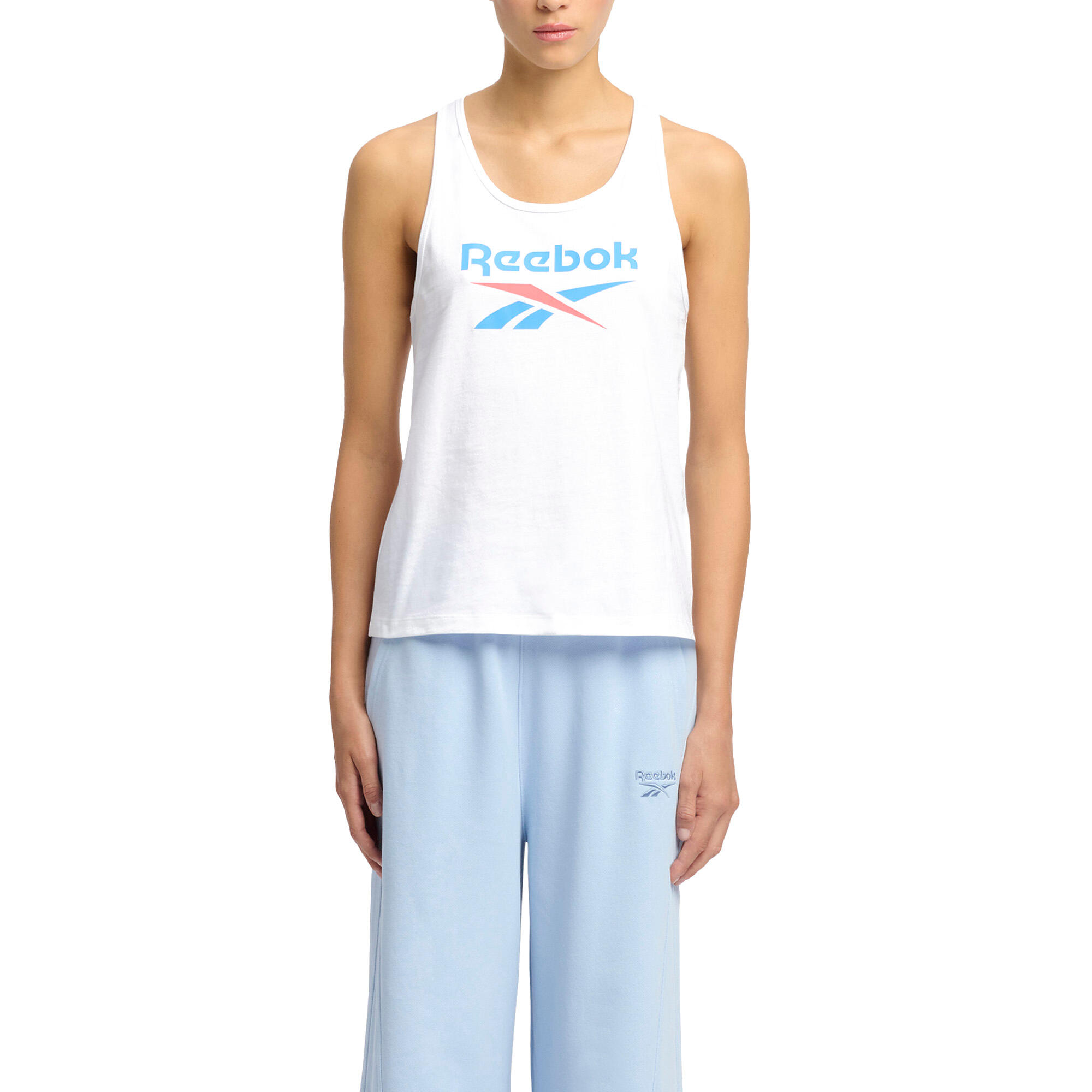 REEBOK Identity Big Logo Débardeur Homme - Bleu cobalt/Blanc - XS 5/5