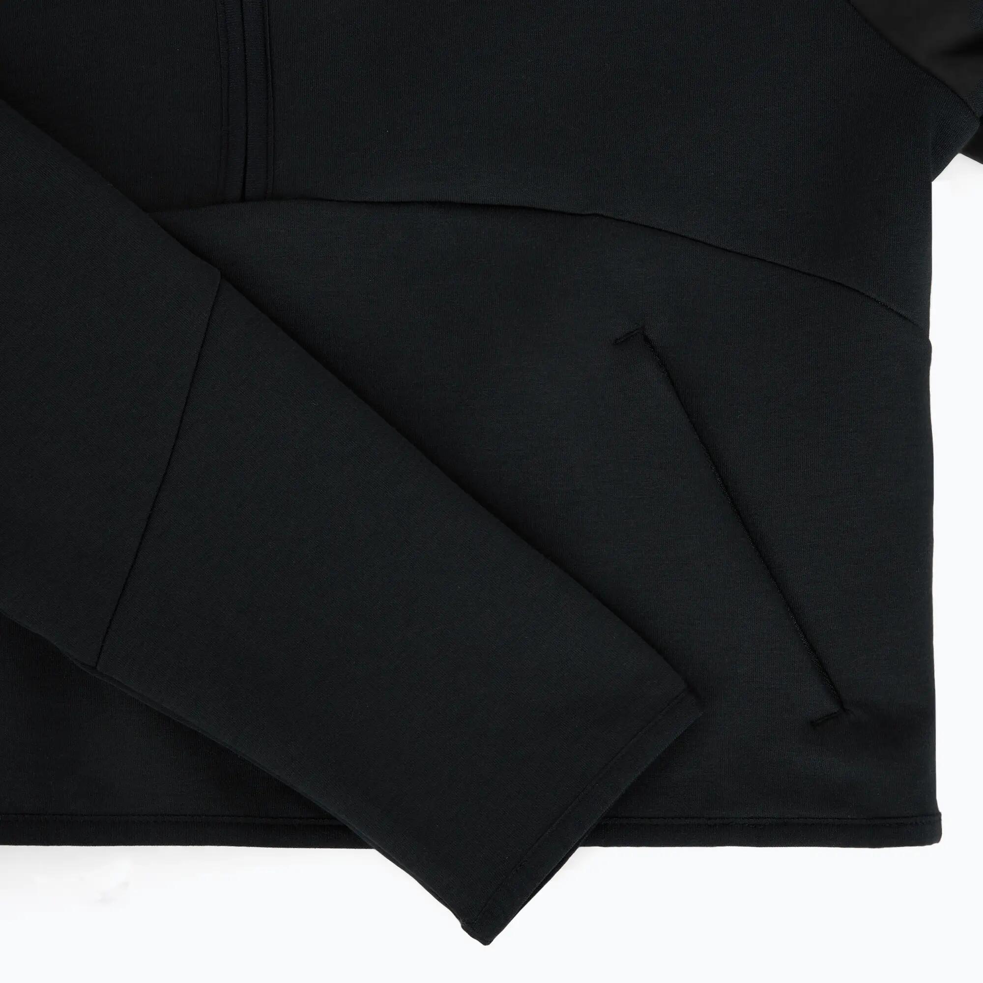 Womens/Ladies Unstoppable Fleece Quarter Zip Regular Sweatshirt (Black) 3/4