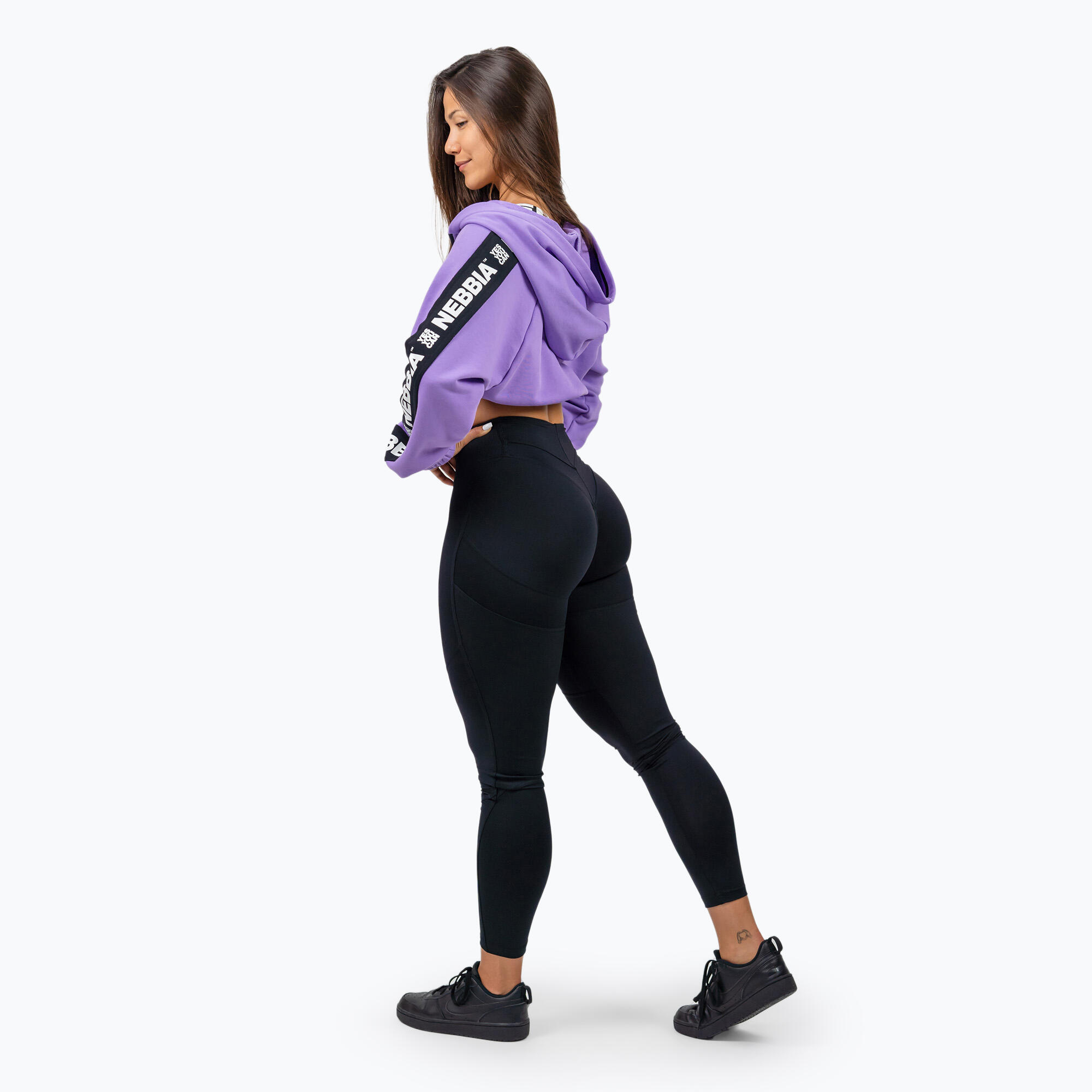 Blusa NEBBIA Crop Hoodie Iconic 3/5
