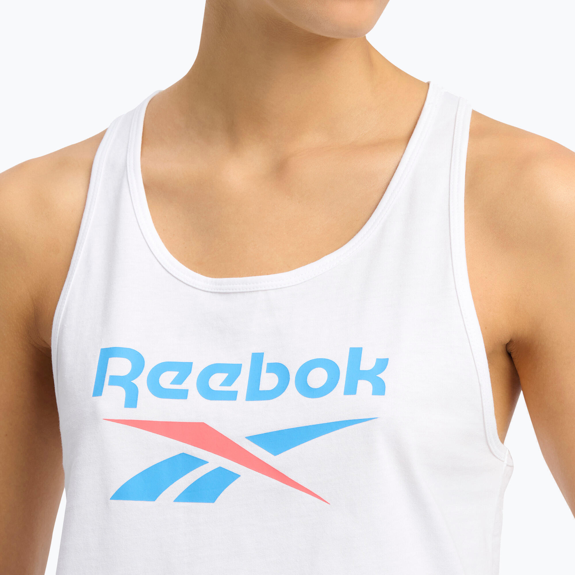 REEBOK Identity Big Logo Débardeur Homme - Bleu cobalt/Blanc - XS 4/5