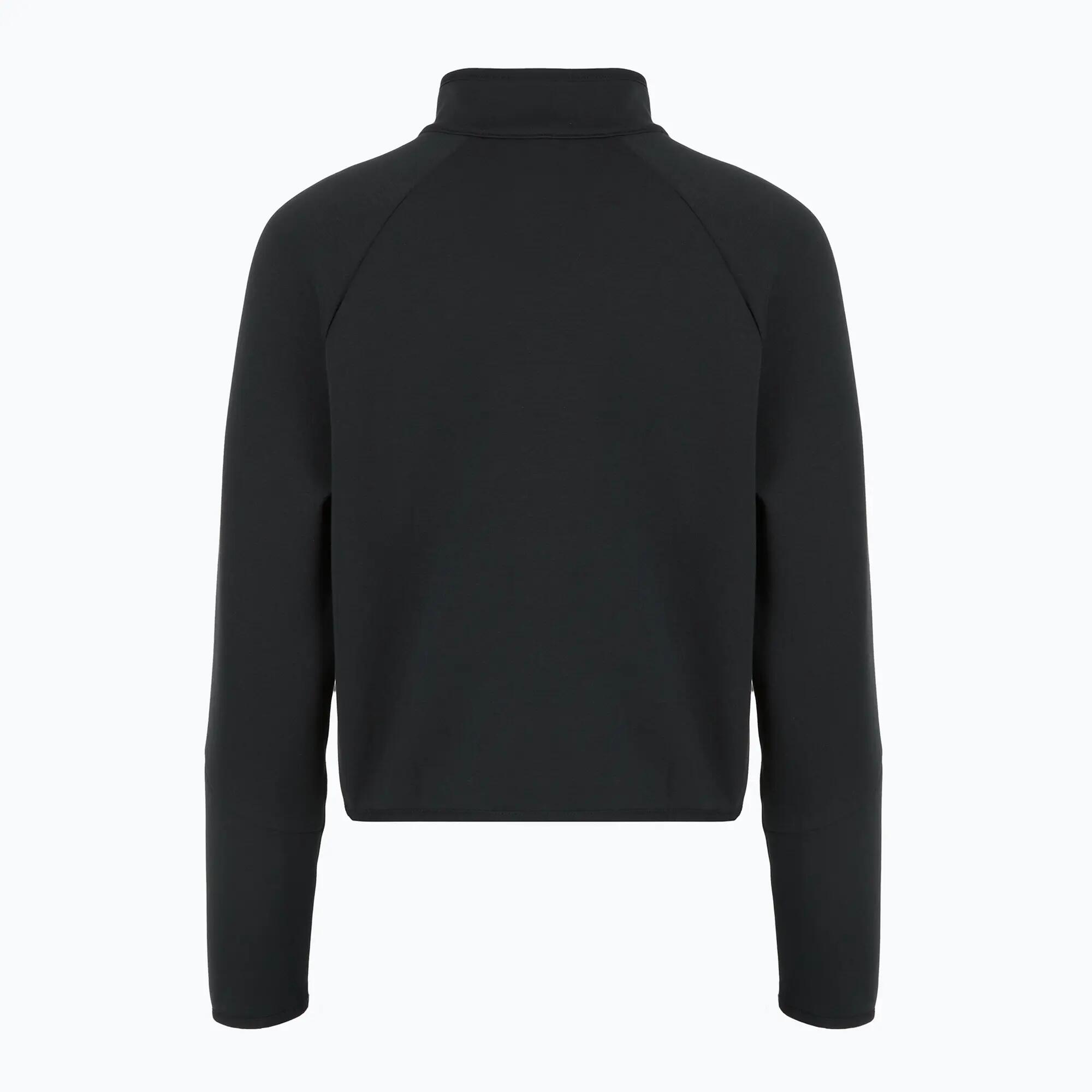 Womens/Ladies Unstoppable Fleece Quarter Zip Regular Sweatshirt (Black) 2/4