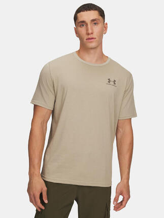 Koszulka męska Under Armour Sportstyle LC SS beżowa 1326799 302 ROZMIAR M