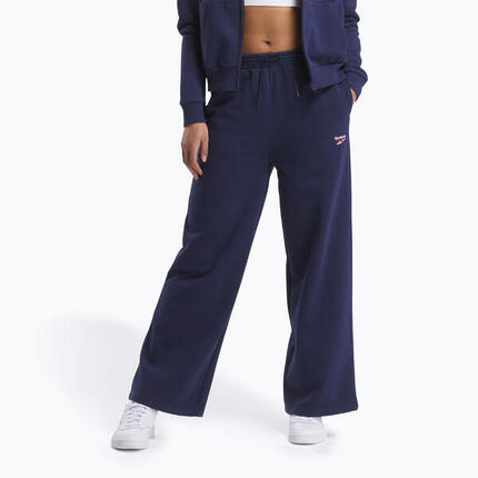 Spodnie damskie Reebok Identity Small Logo Fleece WIde Leg