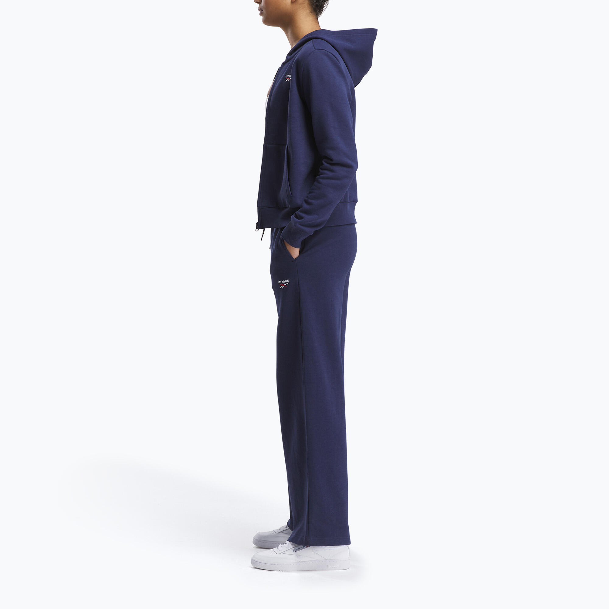 Spodnie damskie Reebok Identity Small Logo Fleece WIde Leg 2/5