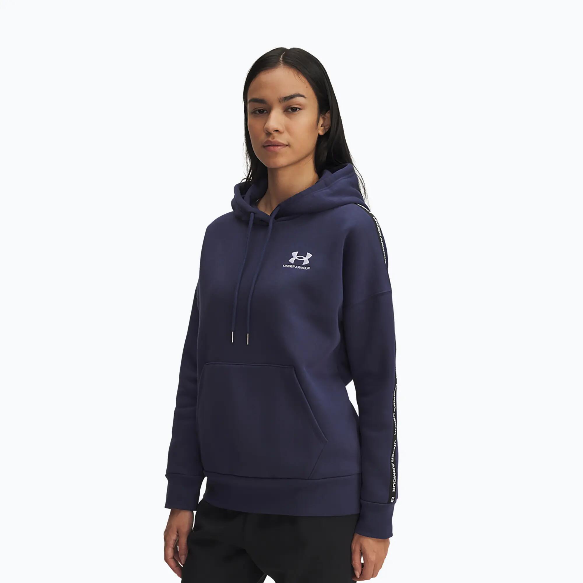 Sweat à capuche Under Armour Icon Fleece Taped 1/4